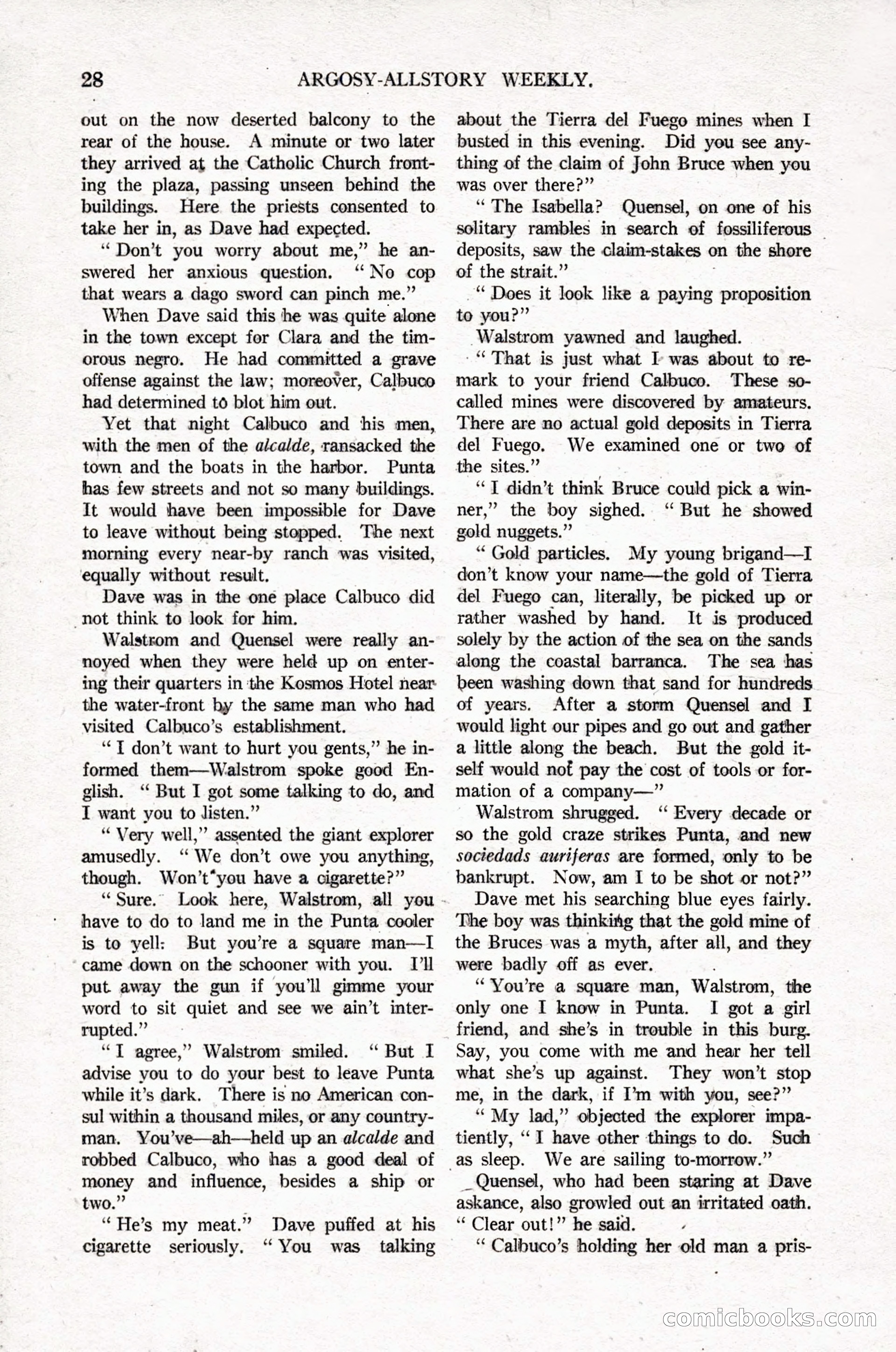 Argosy All-Story Weekly, April 16, 1921 — page 37 of 157