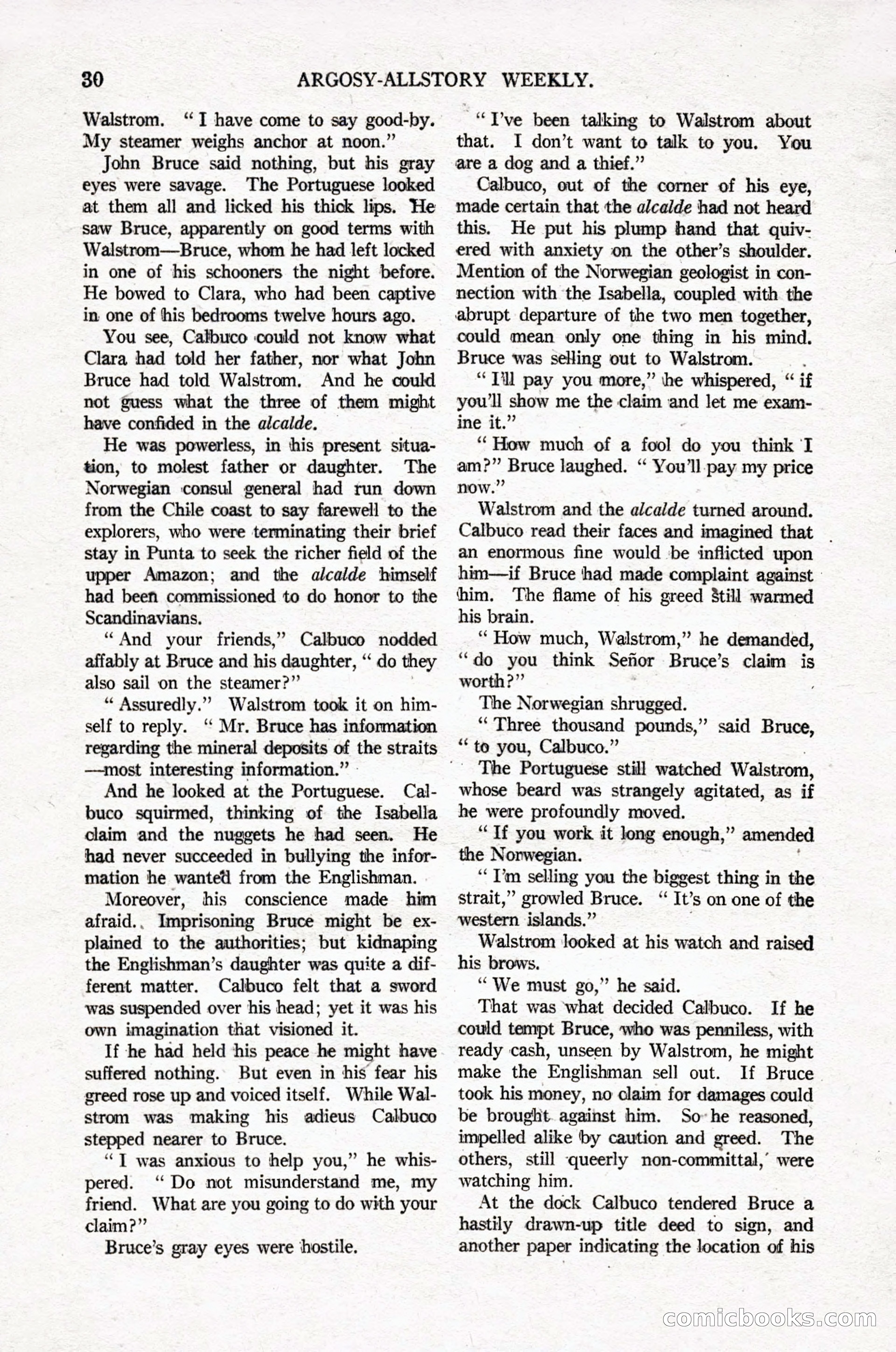 Argosy All-Story Weekly, April 16, 1921 — page 39 of 157