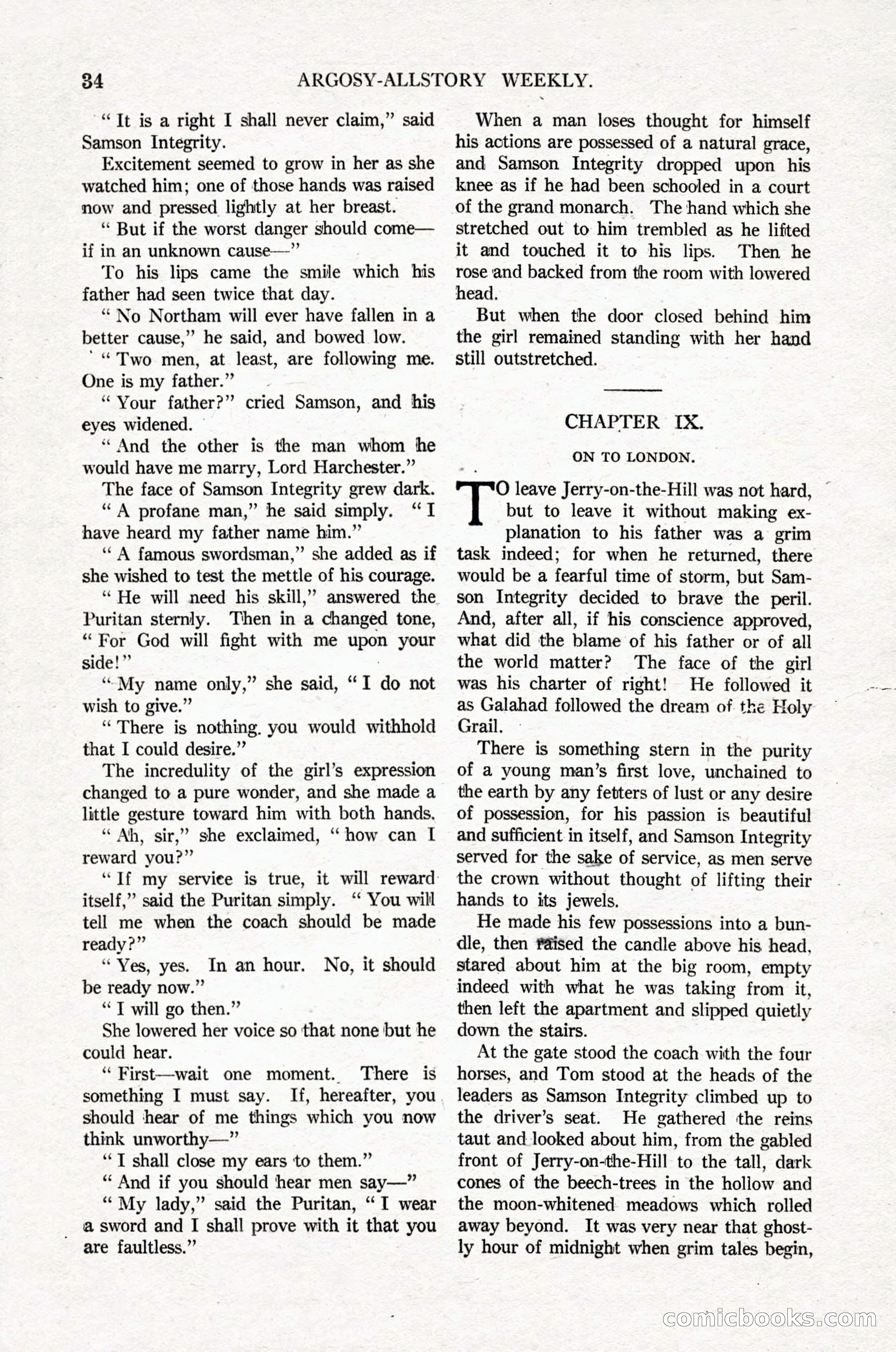 Argosy All-Story Weekly, April 16, 1921 — page 43 of 157