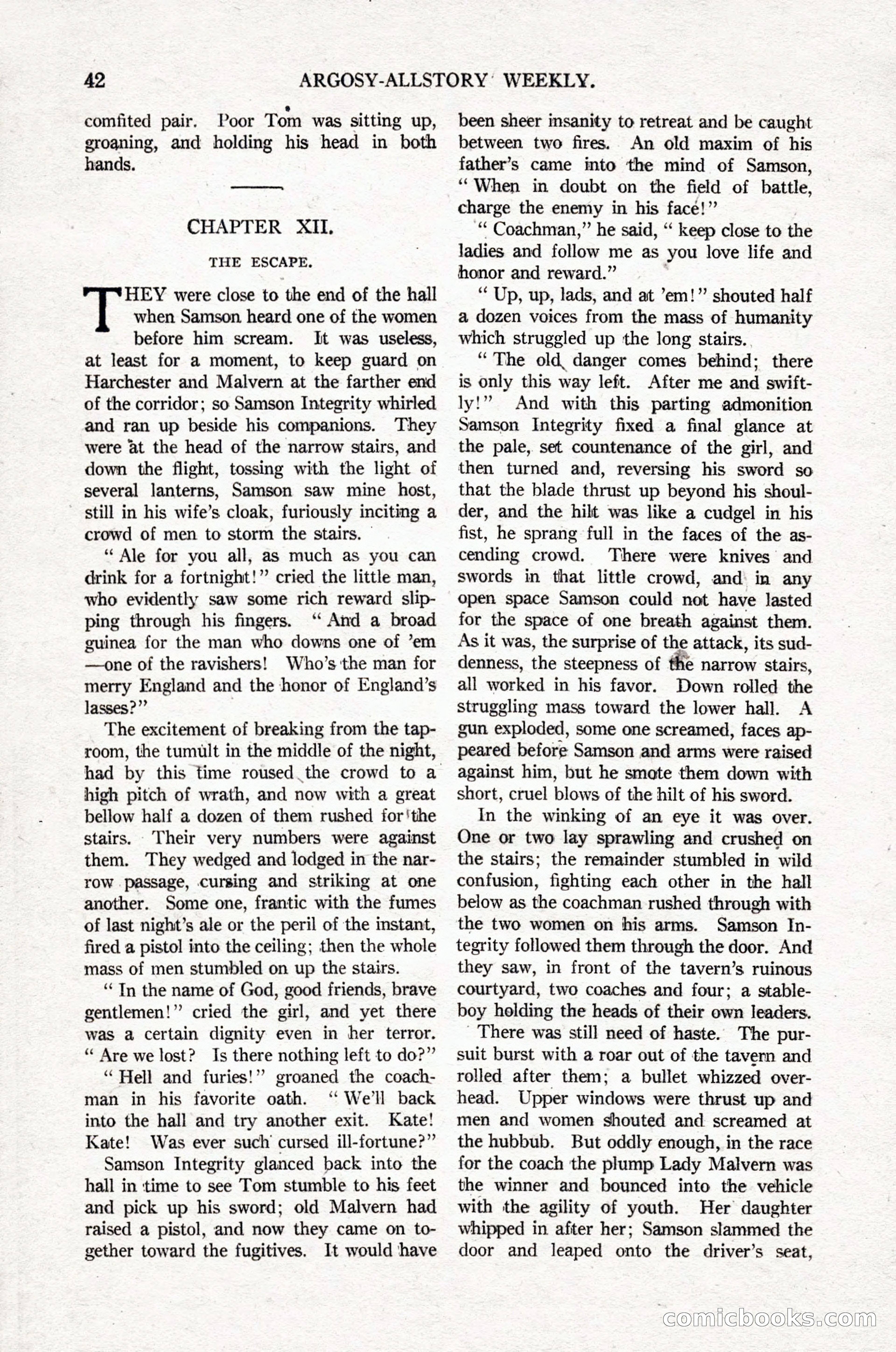 Argosy All-Story Weekly, April 16, 1921 — page 51 of 157
