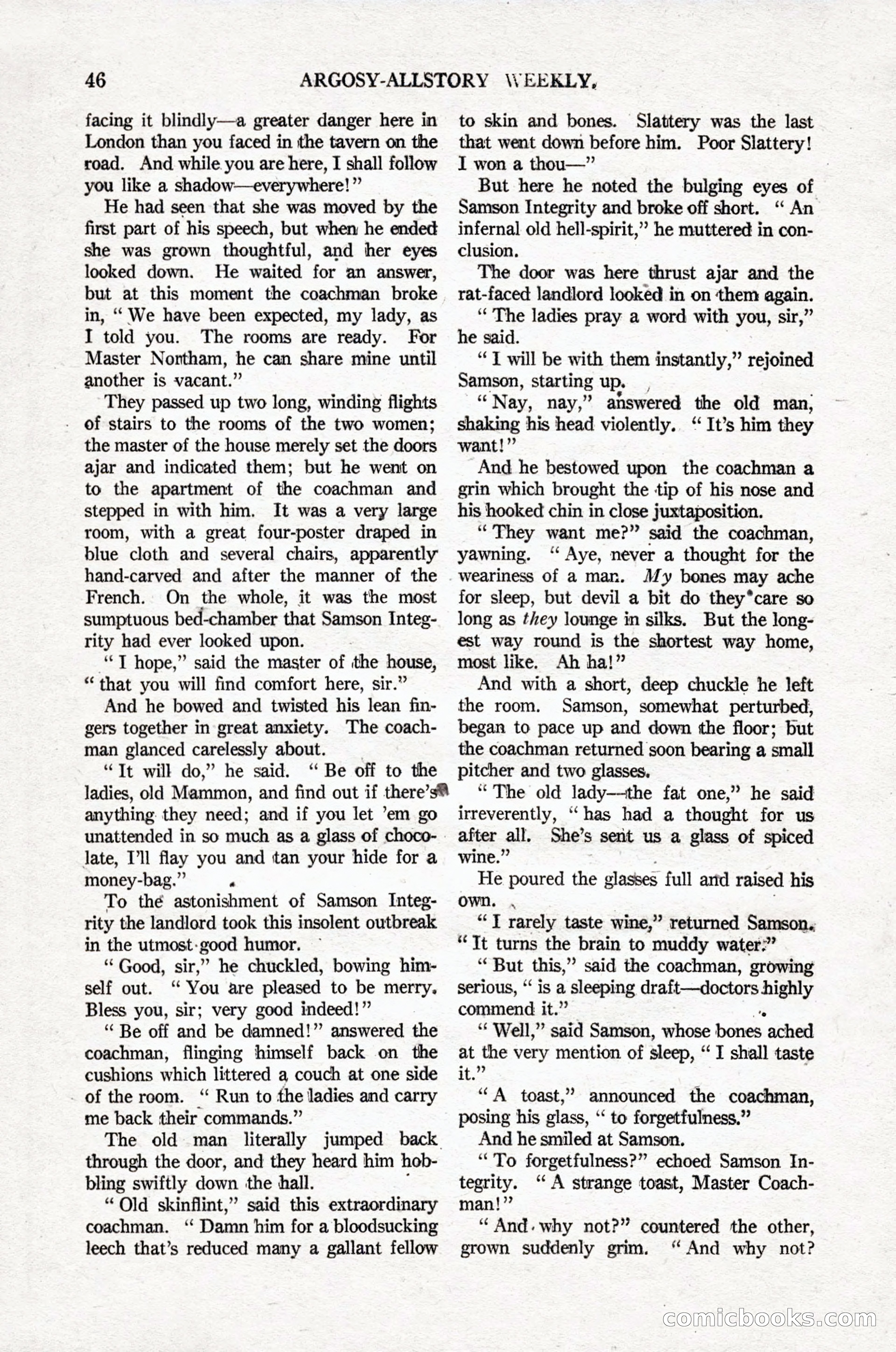 Argosy All-Story Weekly, April 16, 1921 — page 55 of 157
