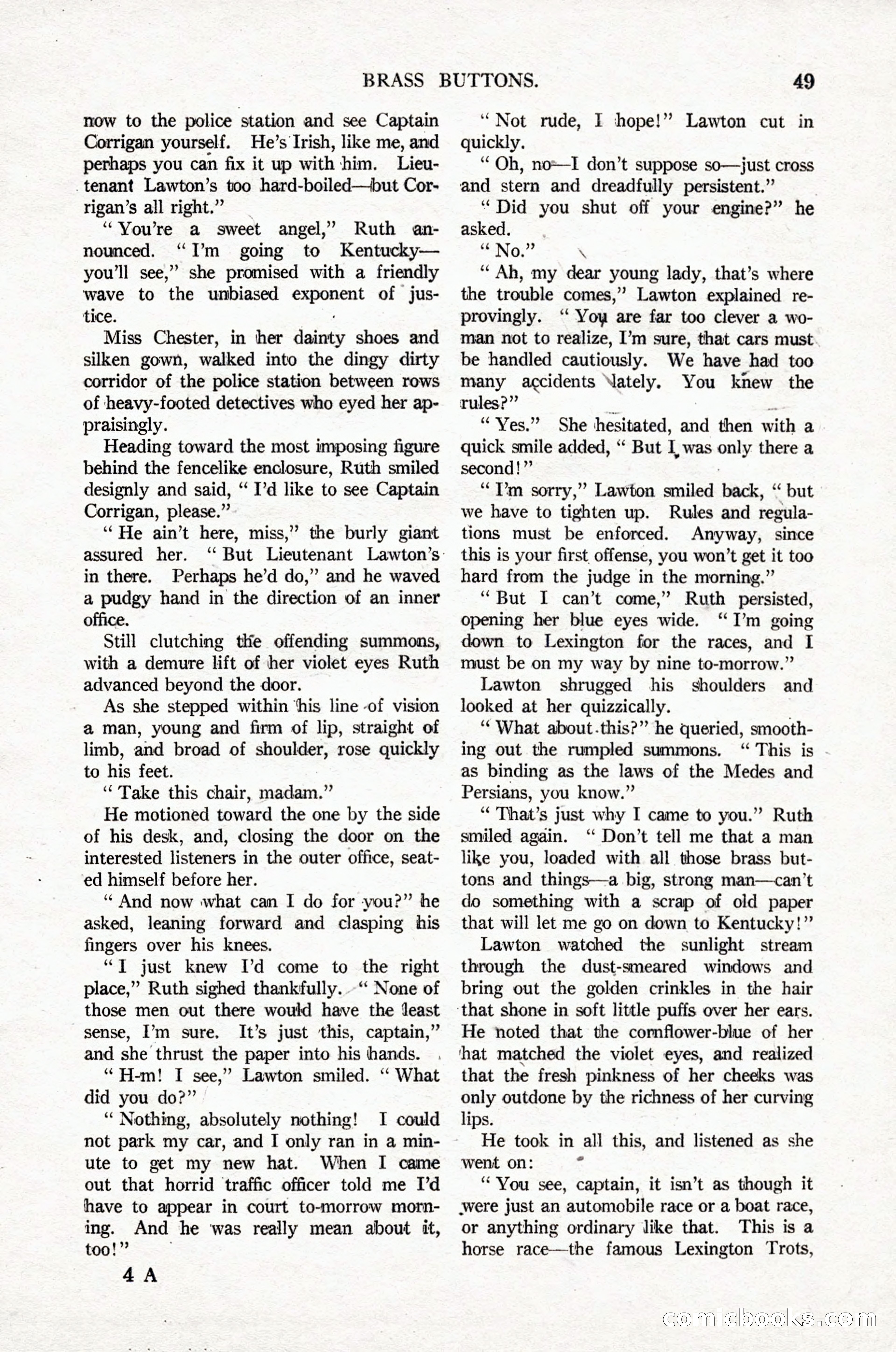 Argosy All-Story Weekly, April 16, 1921 — page 58 of 157