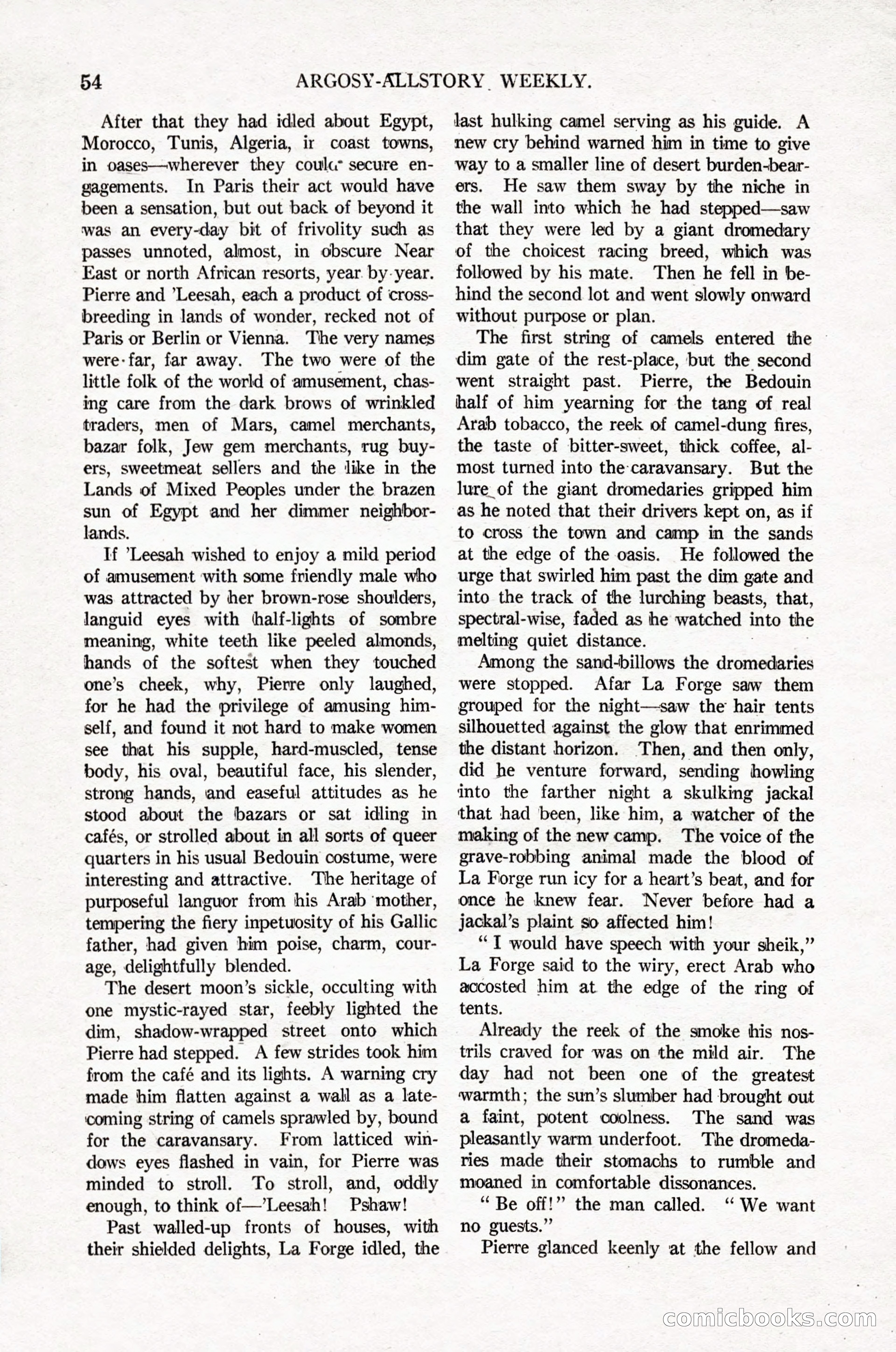 Argosy All-Story Weekly, April 16, 1921 — page 63 of 157