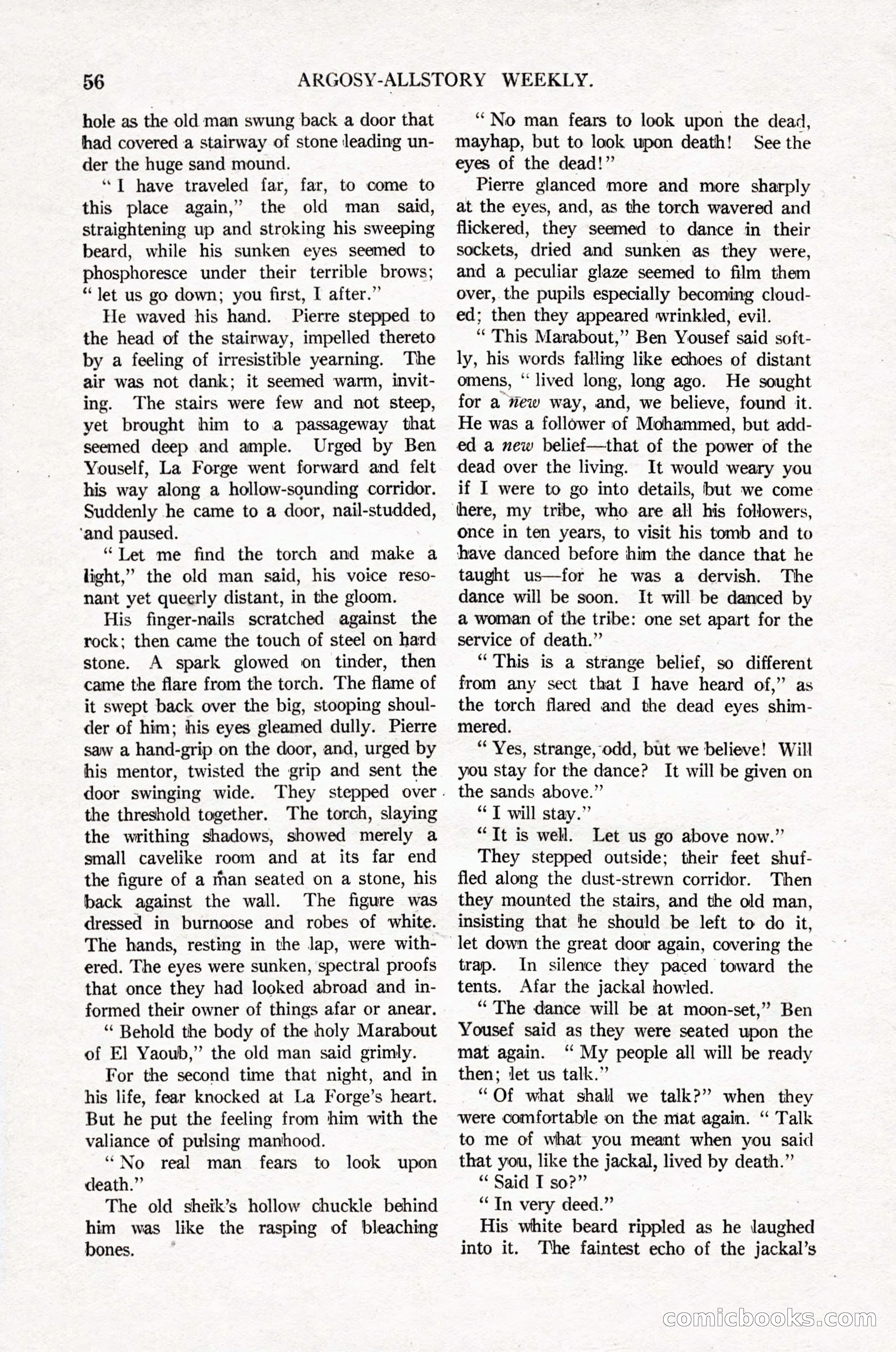 Argosy All-Story Weekly, April 16, 1921 — page 65 of 157