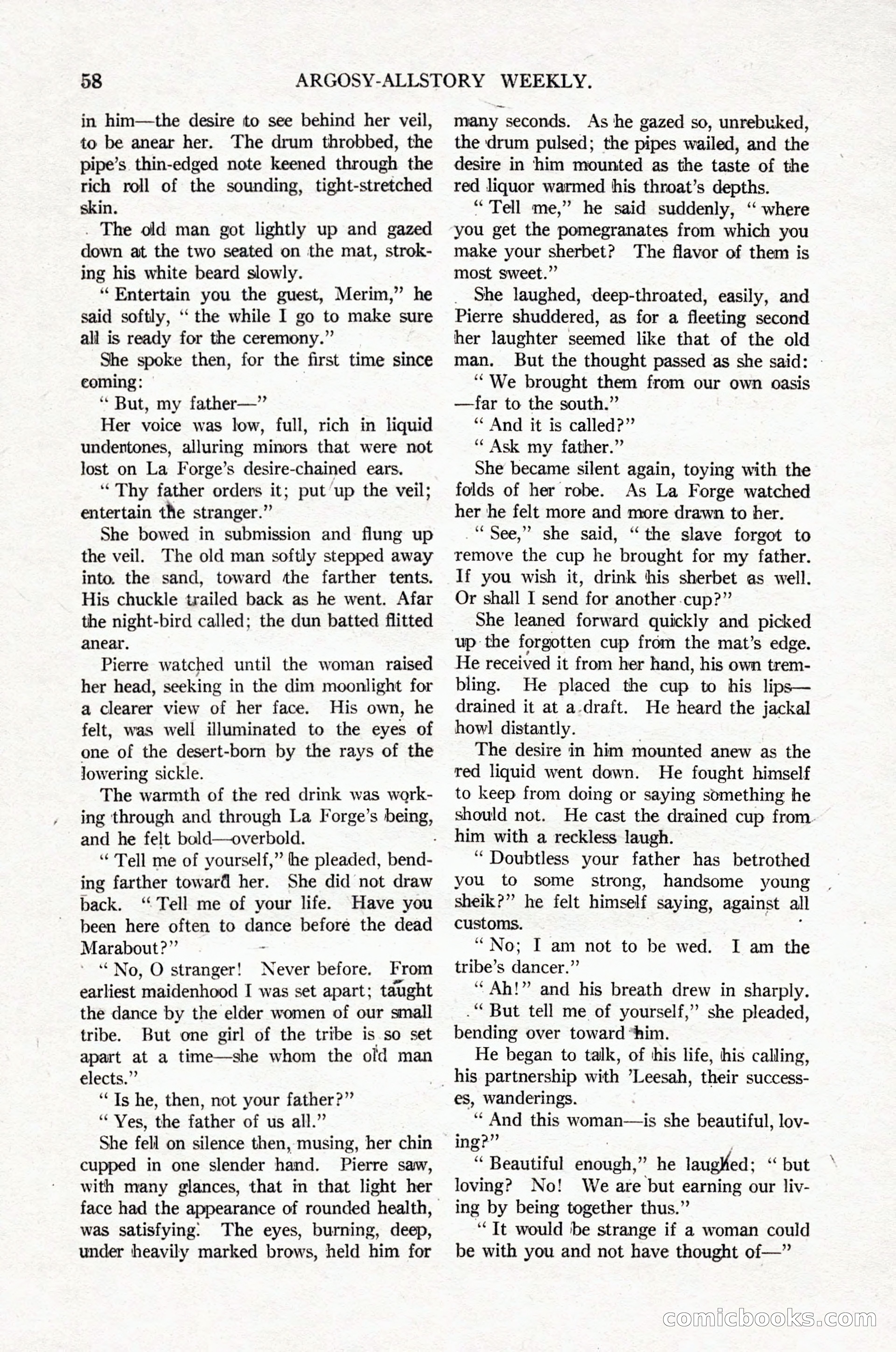 Argosy All-Story Weekly, April 16, 1921 — page 67 of 157
