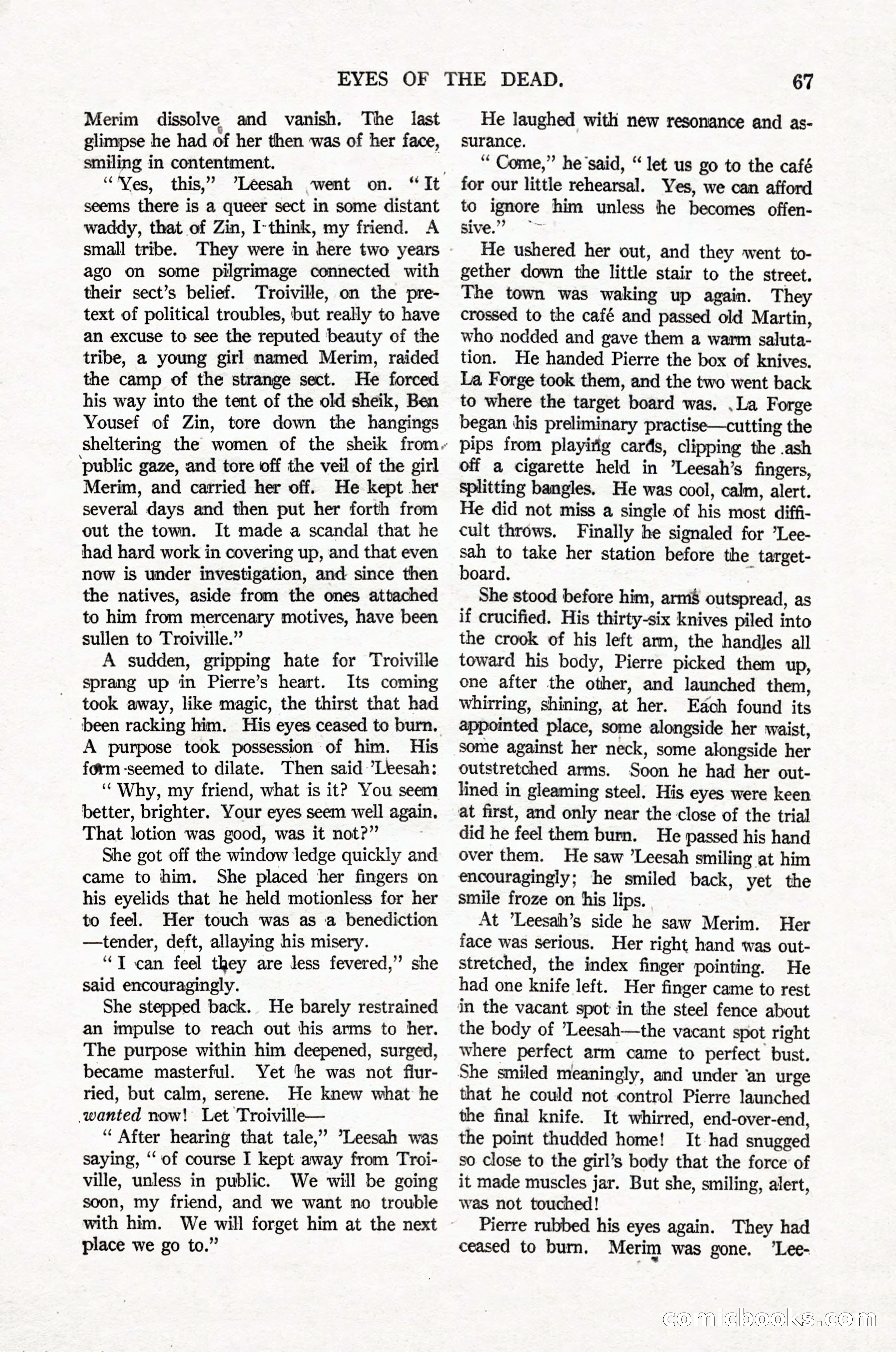 Argosy All-Story Weekly, April 16, 1921 — page 76 of 157