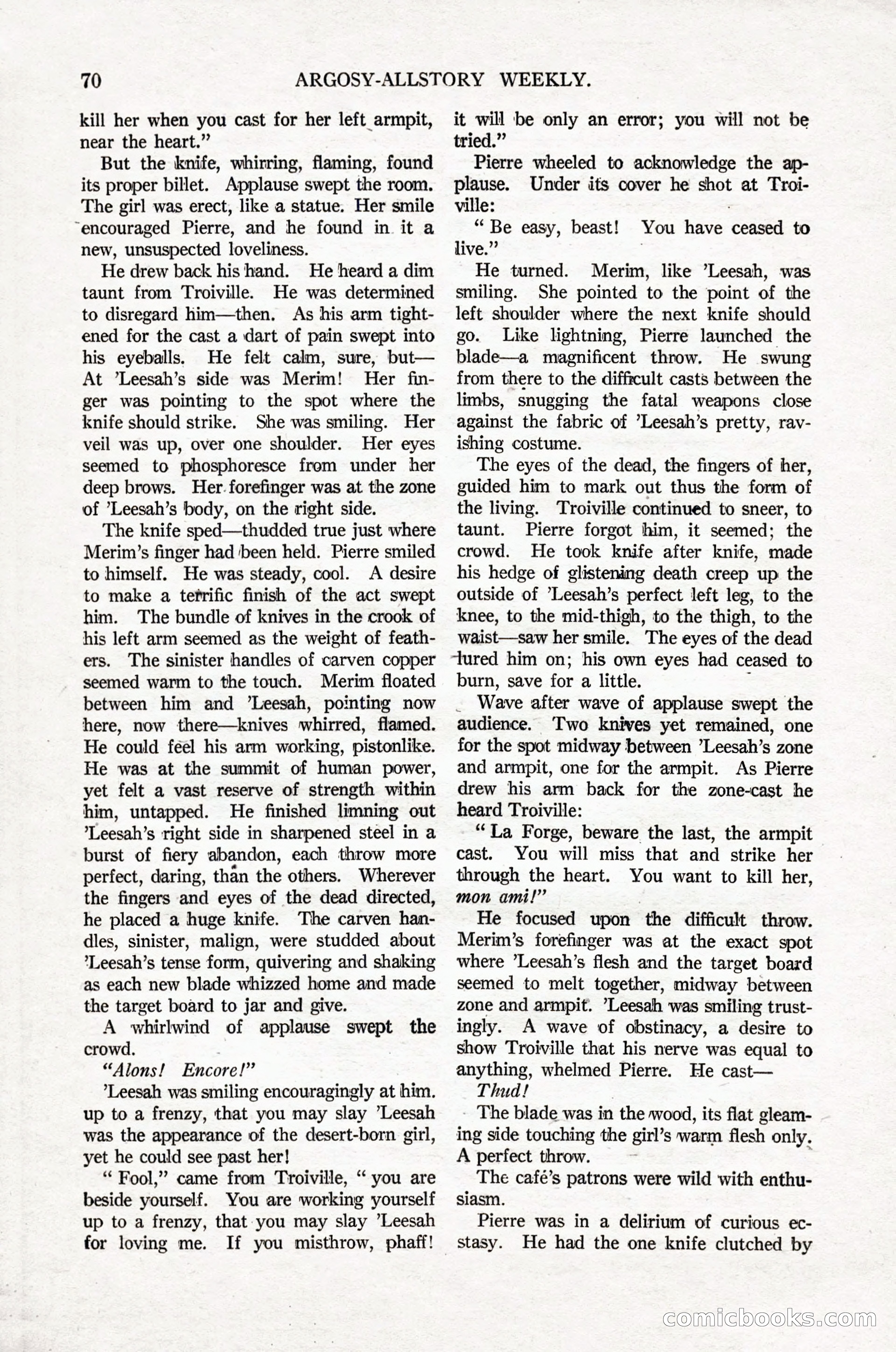 Argosy All-Story Weekly, April 16, 1921 — page 79 of 157