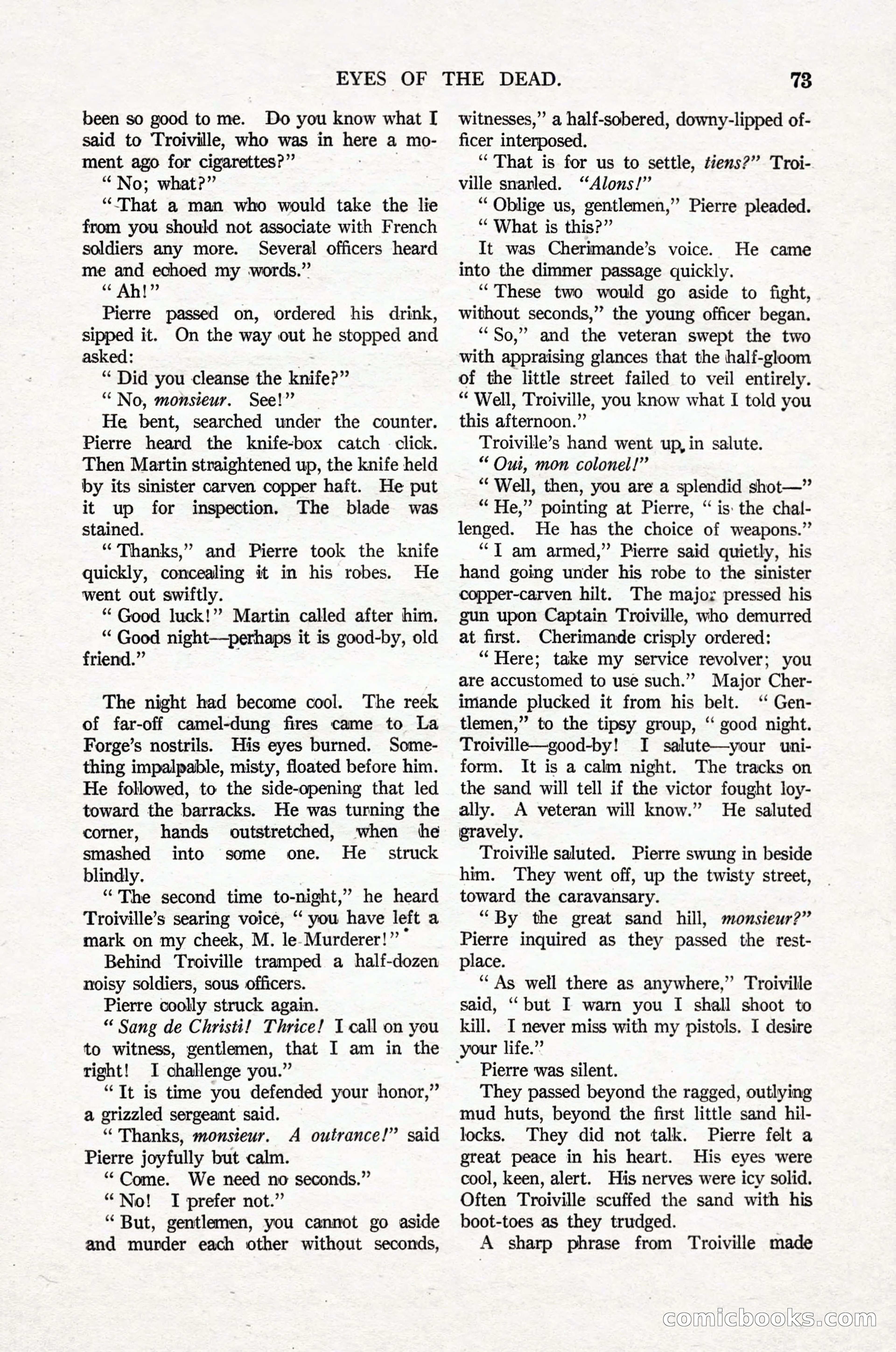 Argosy All-Story Weekly, April 16, 1921 — page 82 of 157