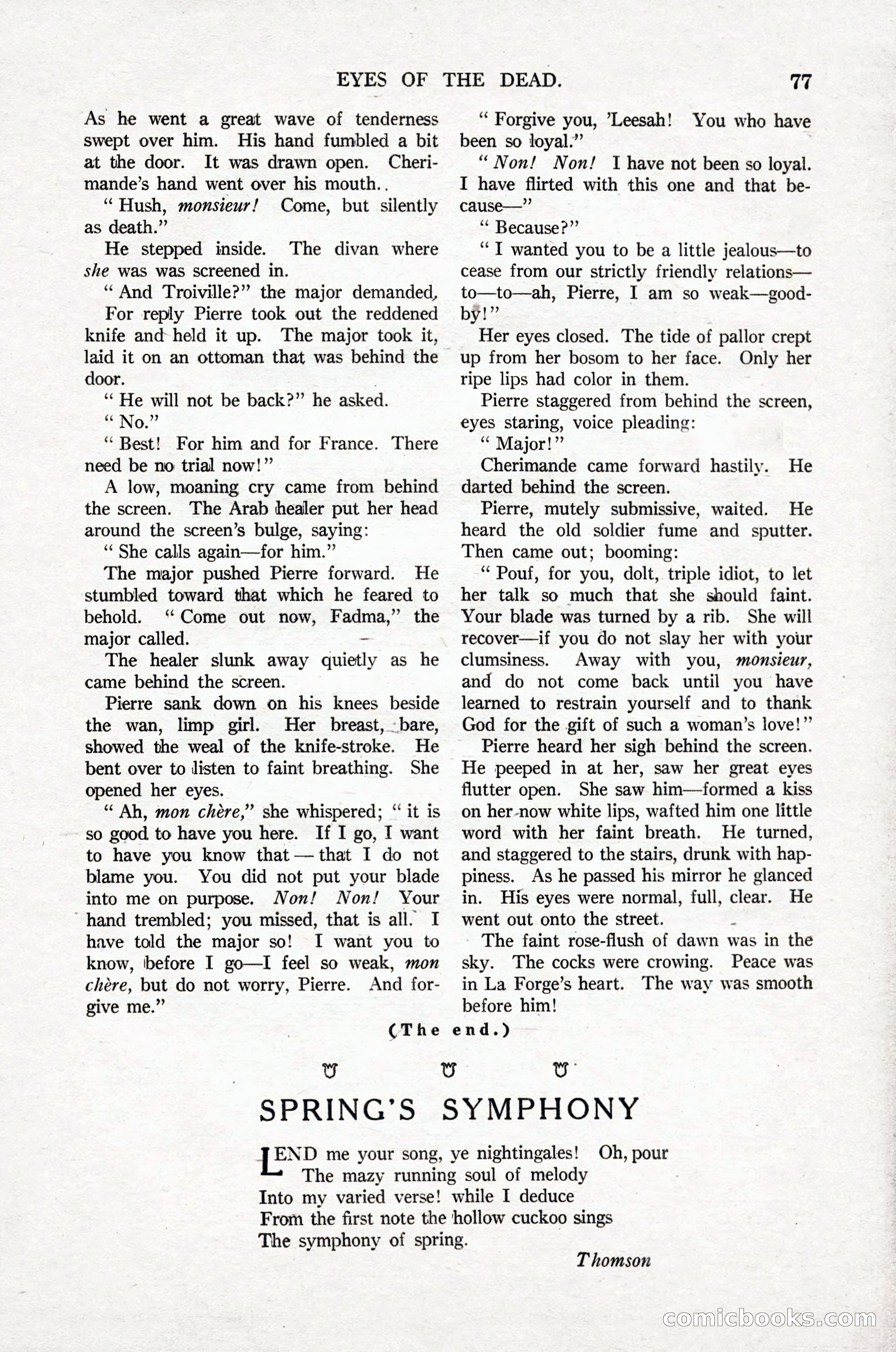 Argosy All-Story Weekly, April 16, 1921 — page 86 of 157