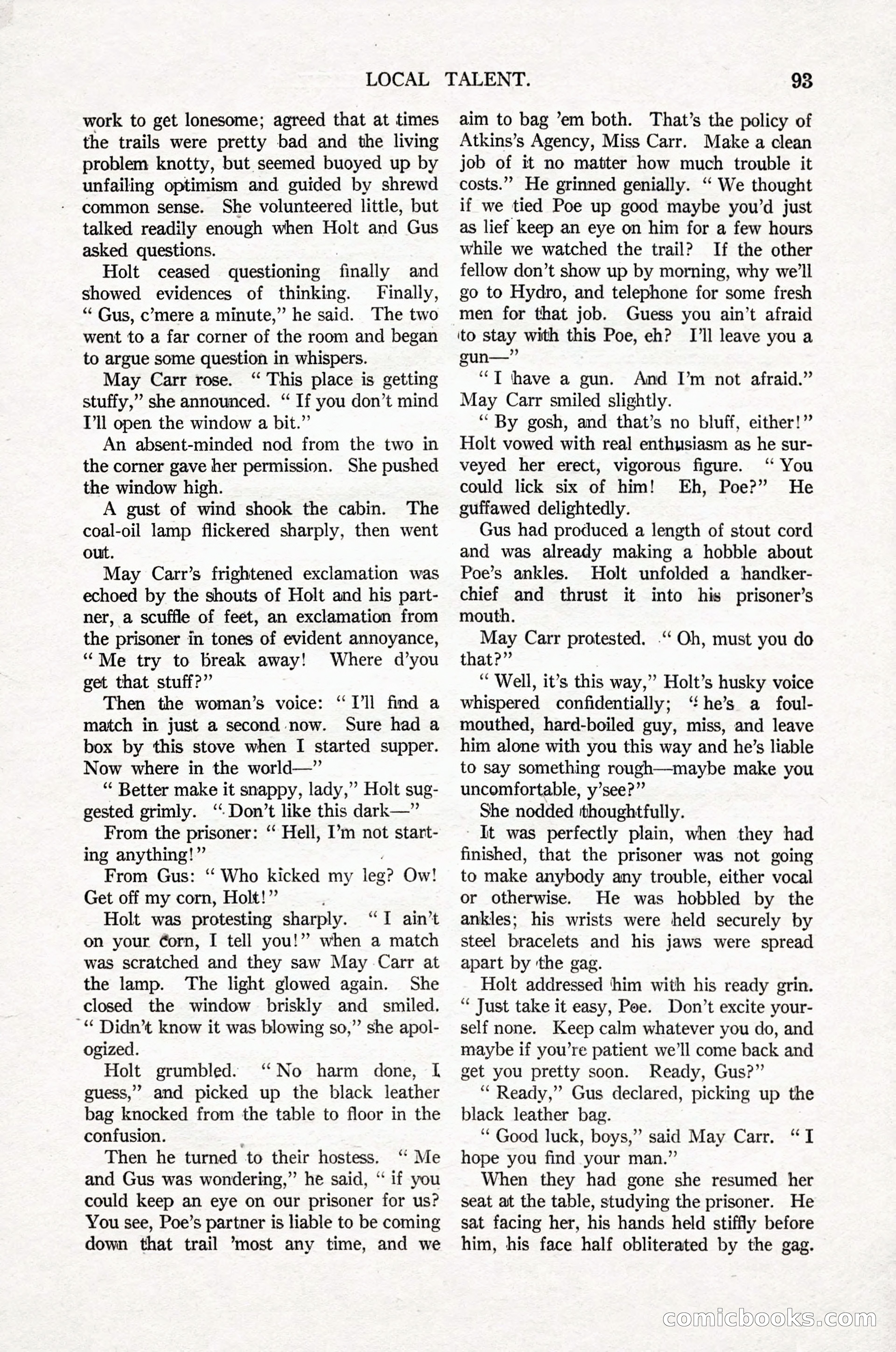 Argosy All-Story Weekly, April 16, 1921 — page 102 of 157