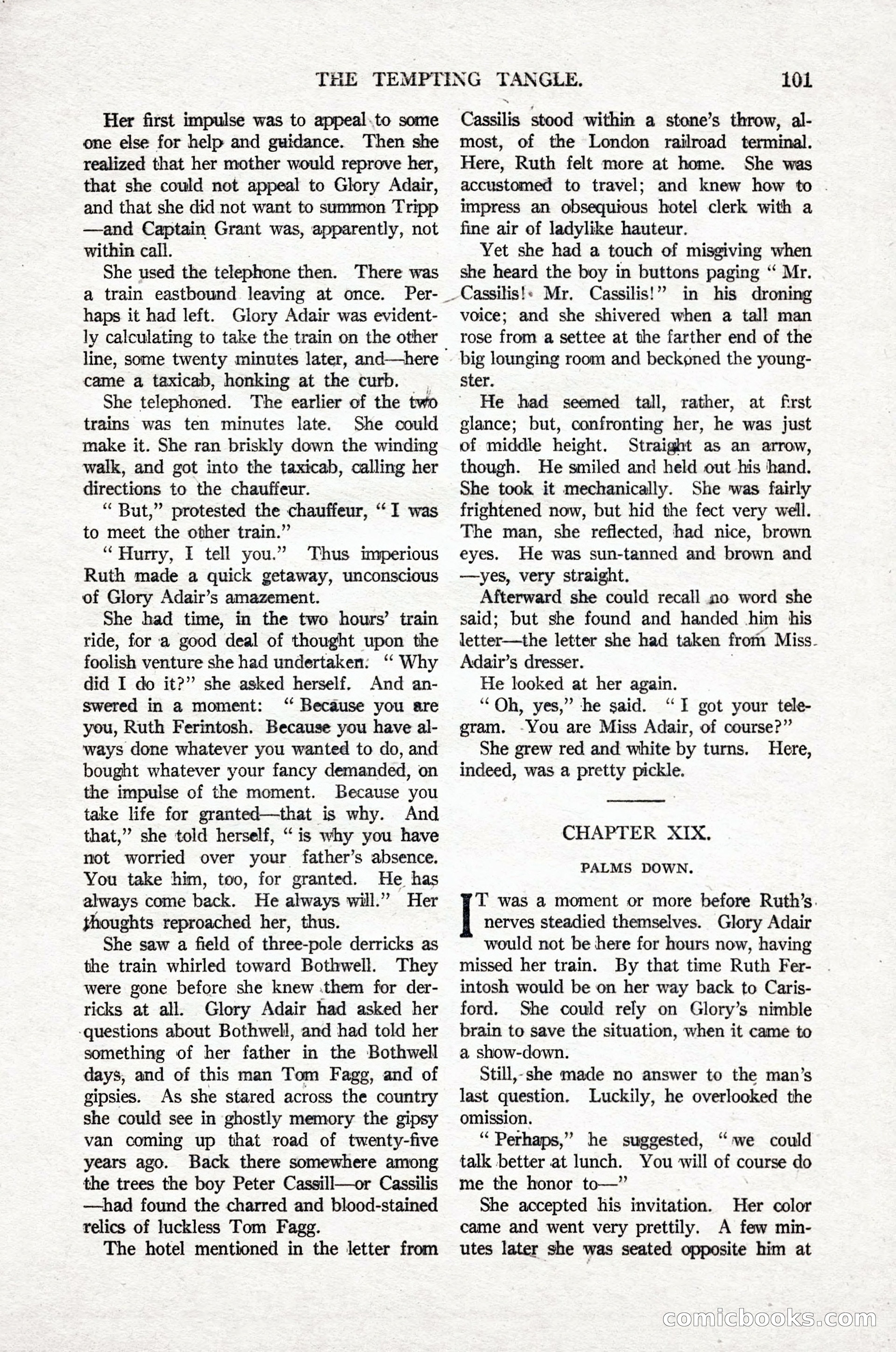 Argosy All-Story Weekly, April 16, 1921 — page 110 of 157
