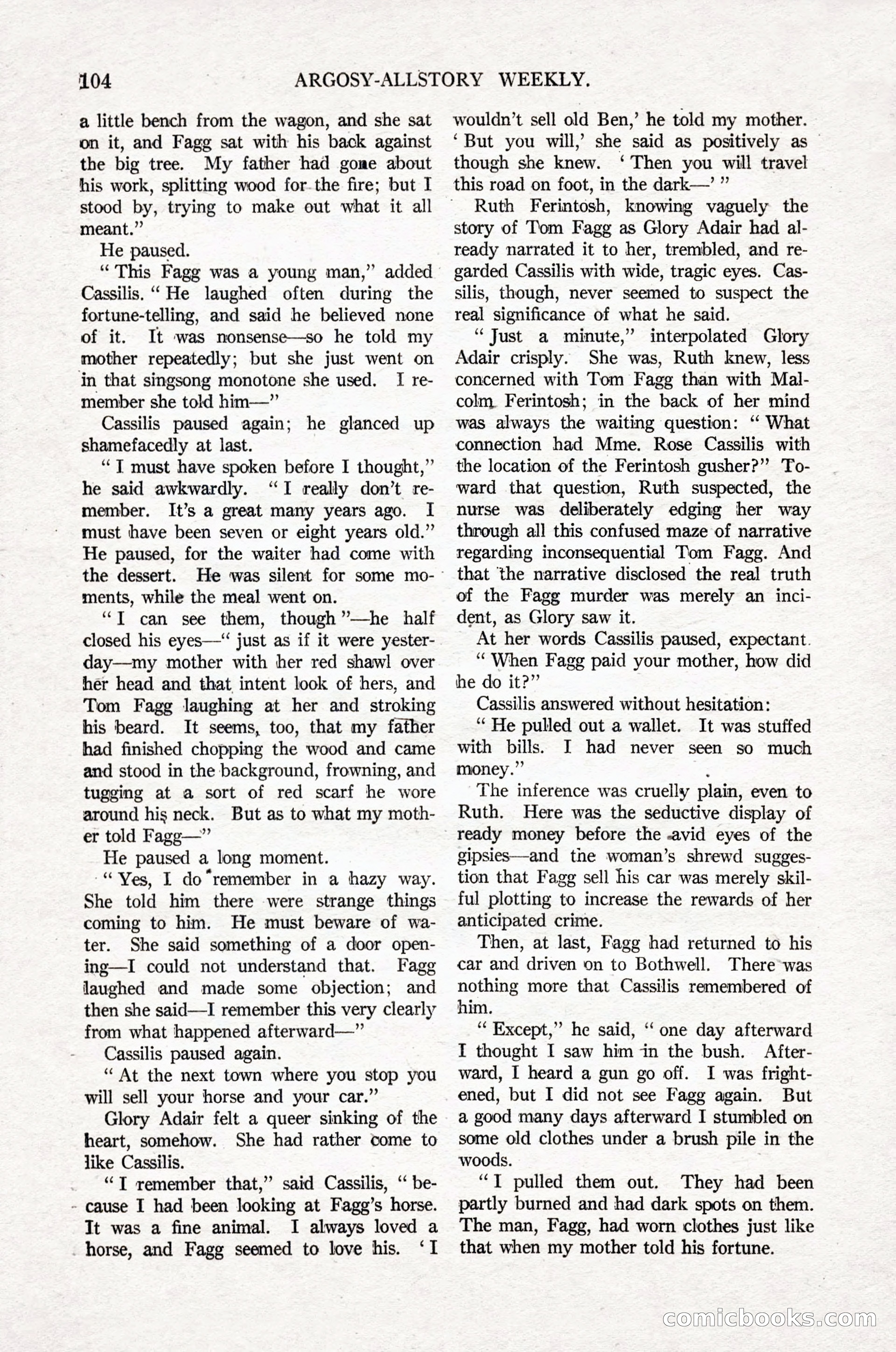 Argosy All-Story Weekly, April 16, 1921 — page 113 of 157