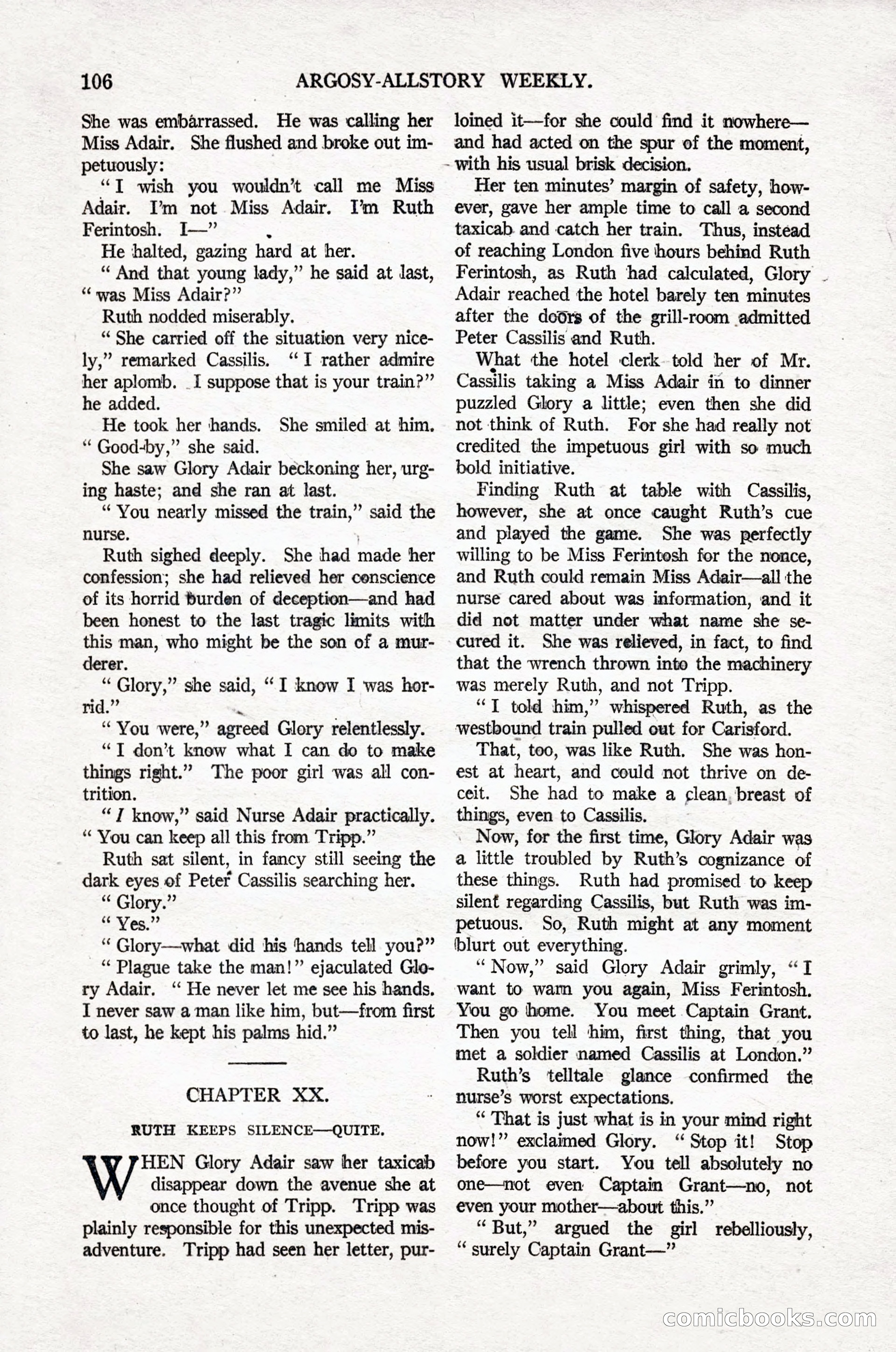 Argosy All-Story Weekly, April 16, 1921 — page 115 of 157