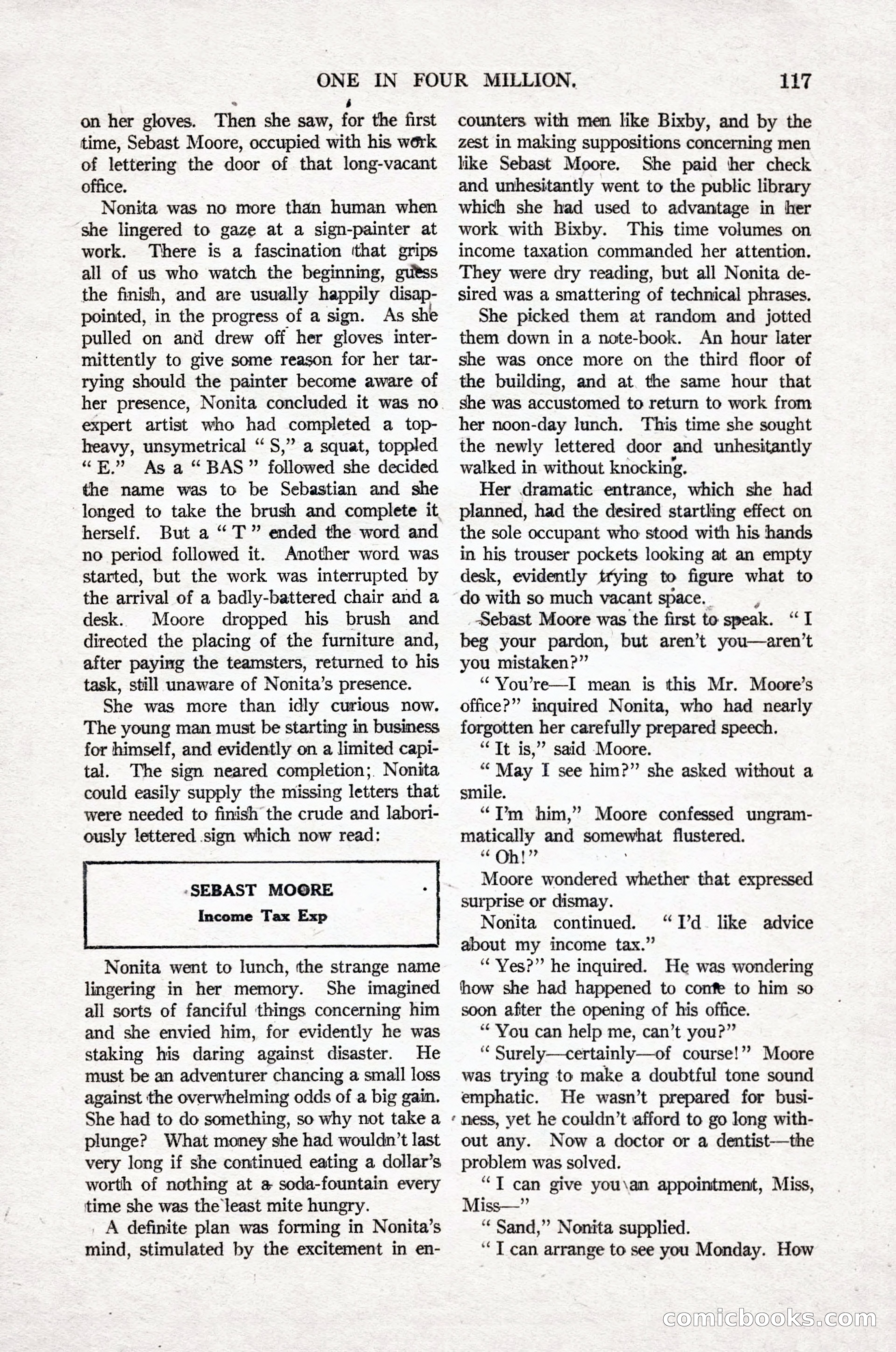 Argosy All-Story Weekly, April 16, 1921 — page 126 of 157