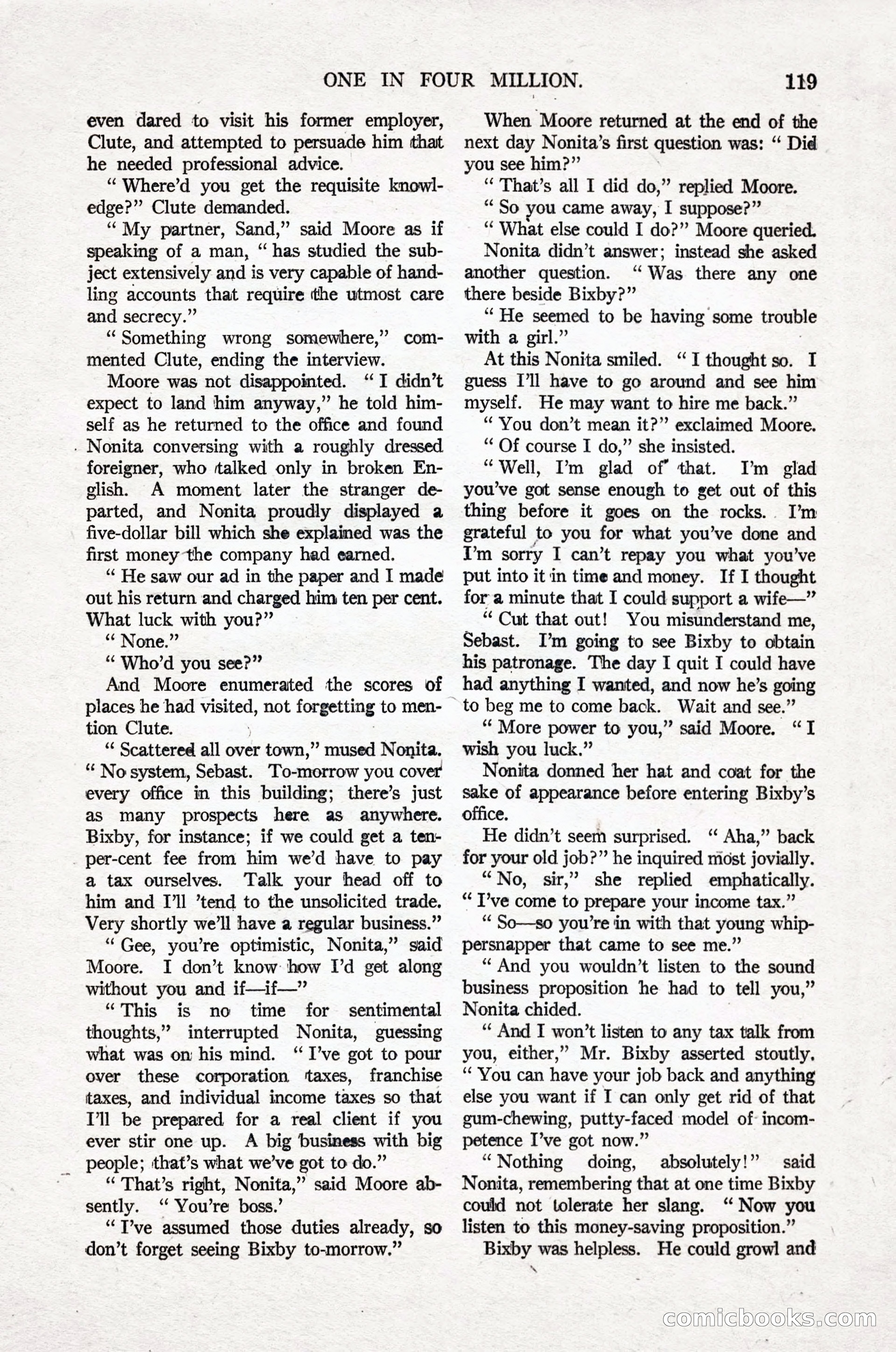 Argosy All-Story Weekly, April 16, 1921 — page 128 of 157