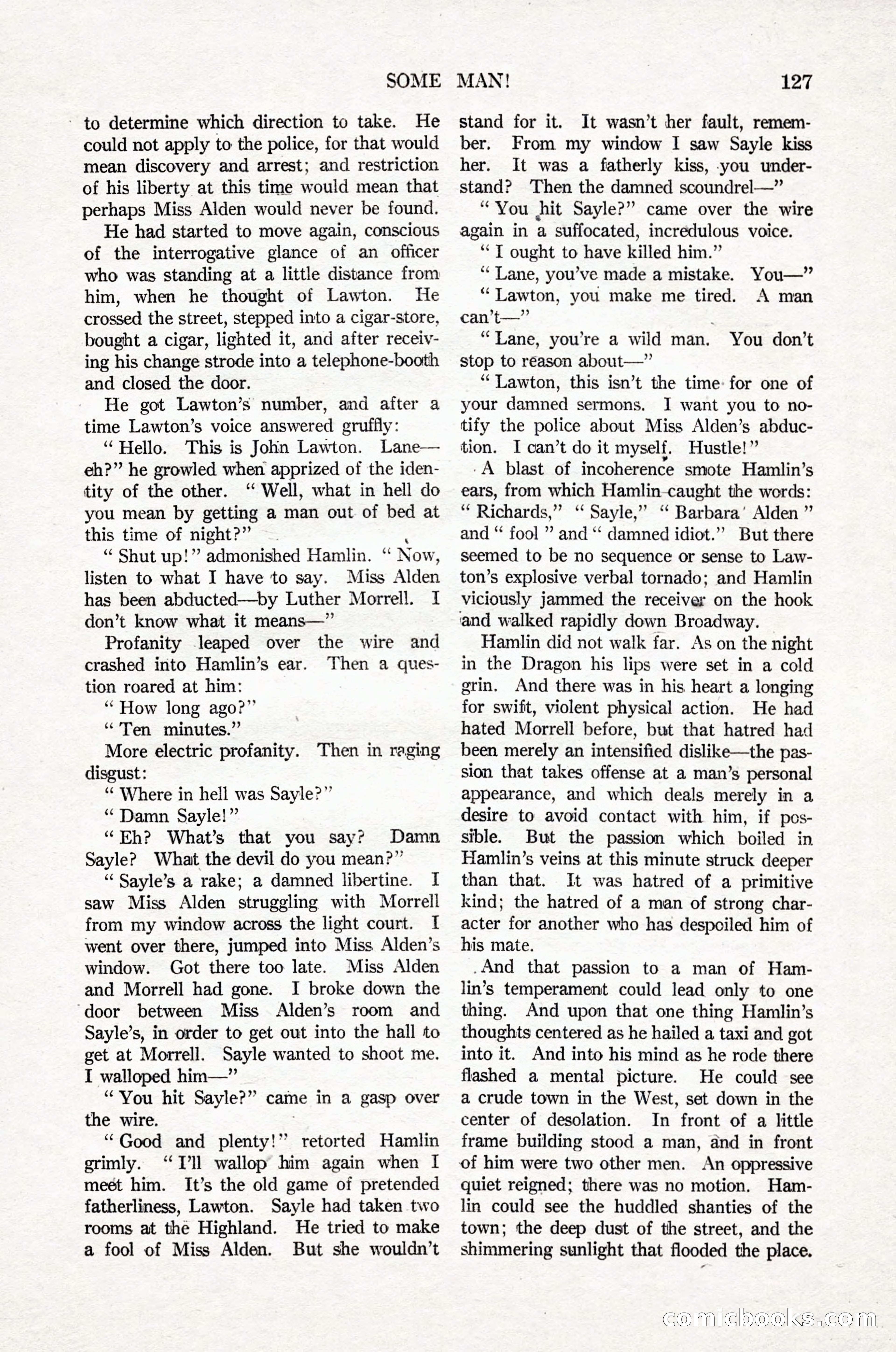 Argosy All-Story Weekly, April 16, 1921 — page 136 of 157