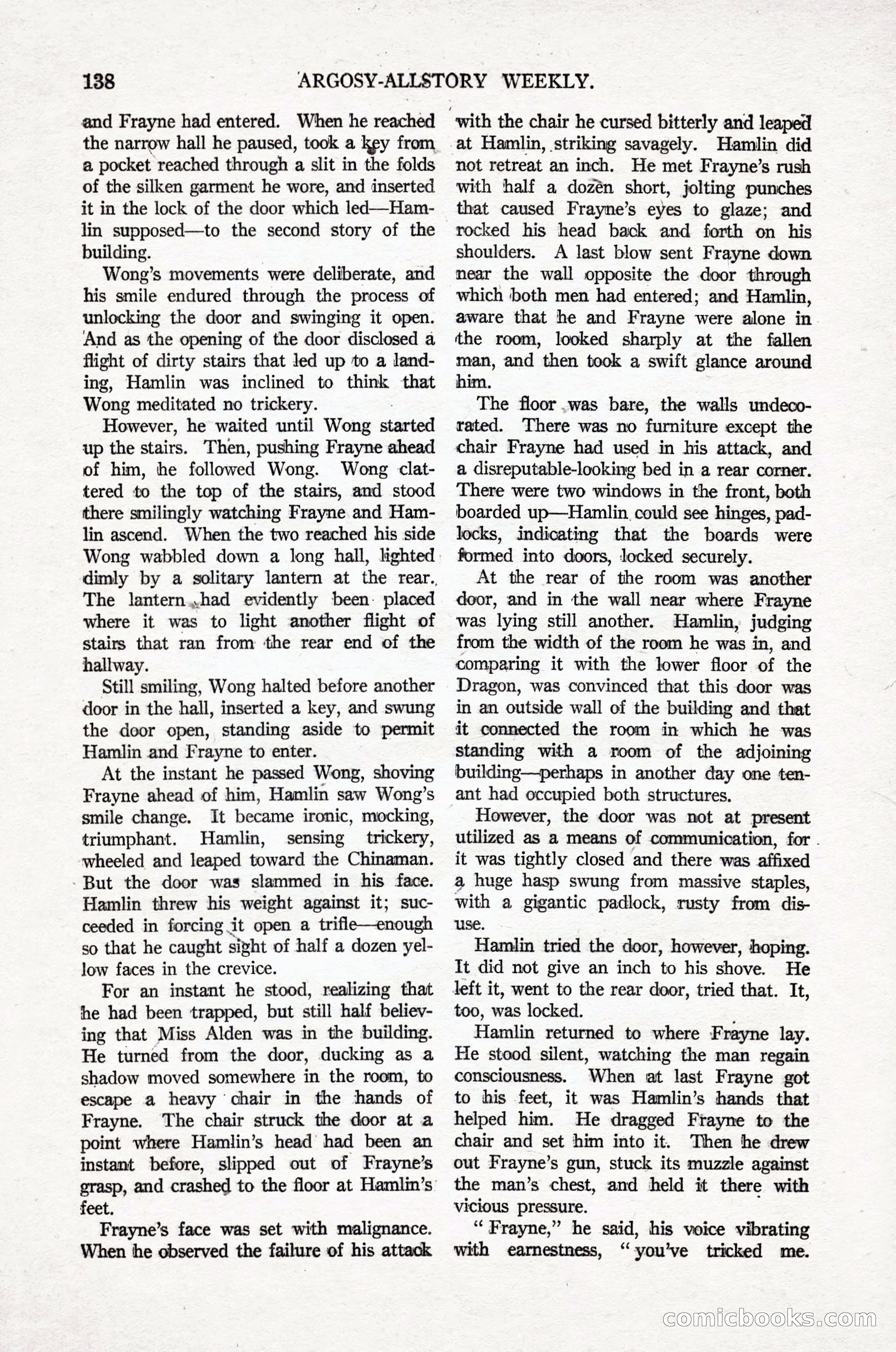 Argosy All-Story Weekly, April 16, 1921 — page 147 of 157
