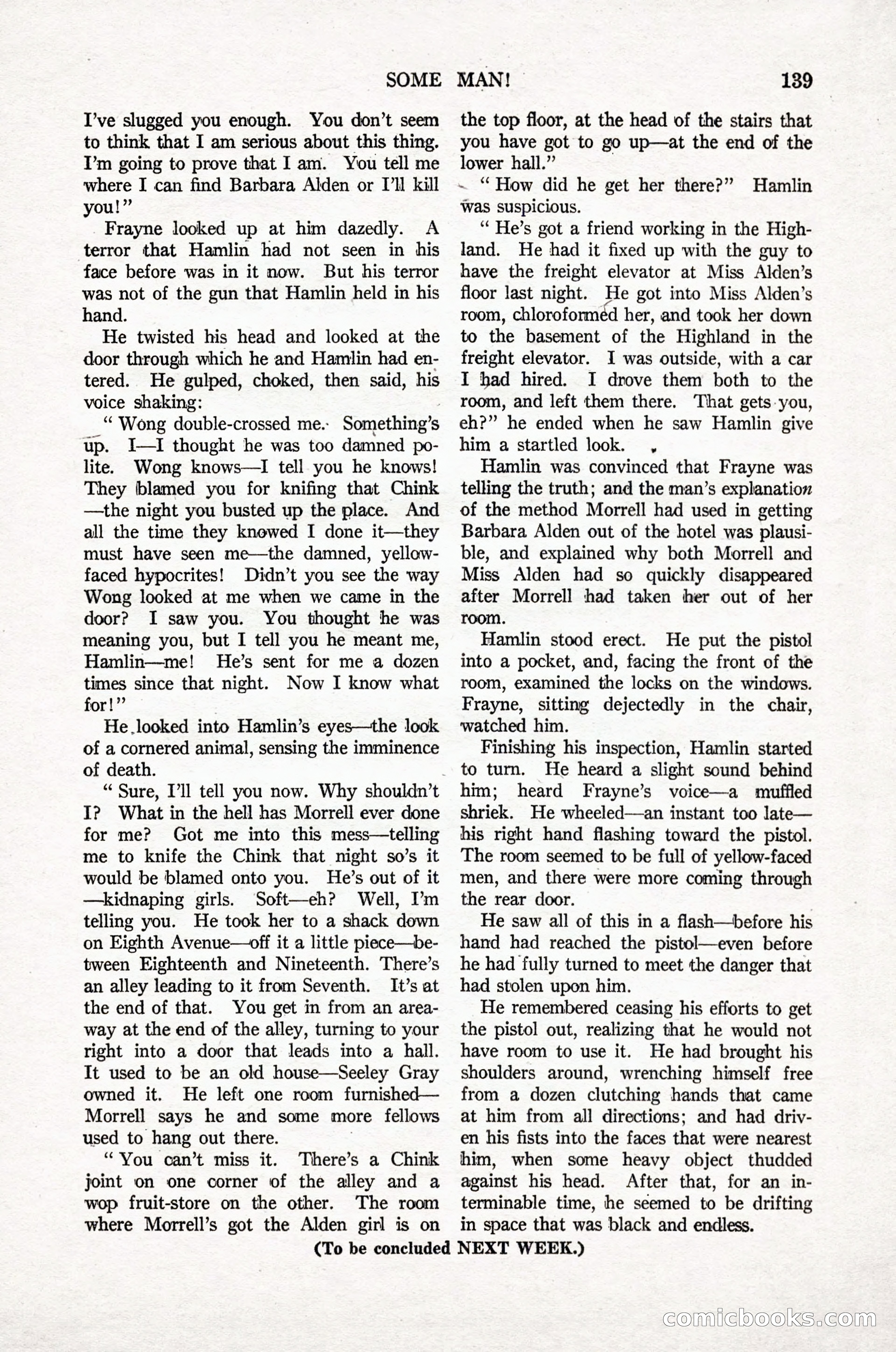 Argosy All-Story Weekly, April 16, 1921 — page 148 of 157