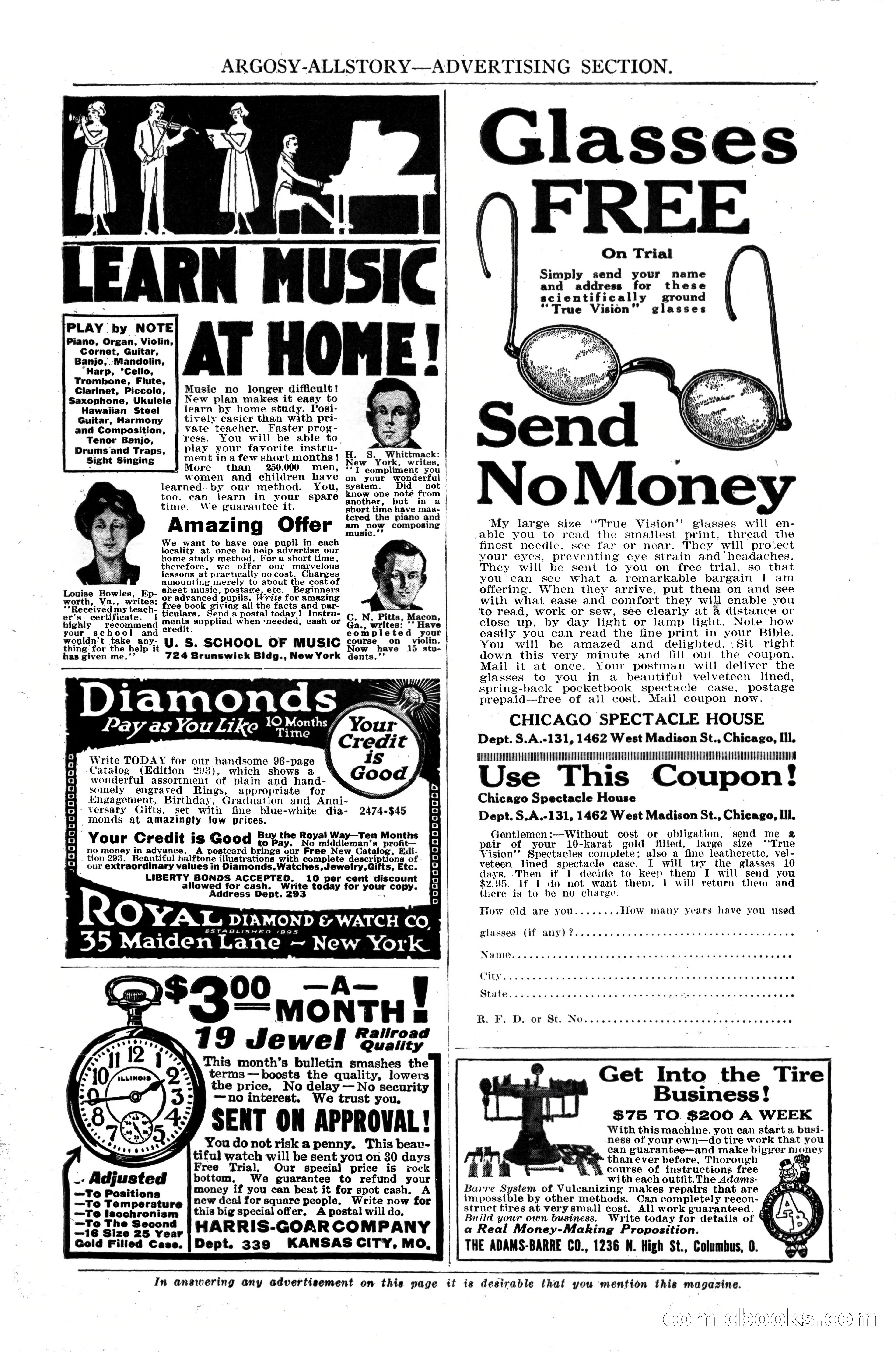 Argosy All-Story Weekly, April 16, 1921 — page 156 of 157