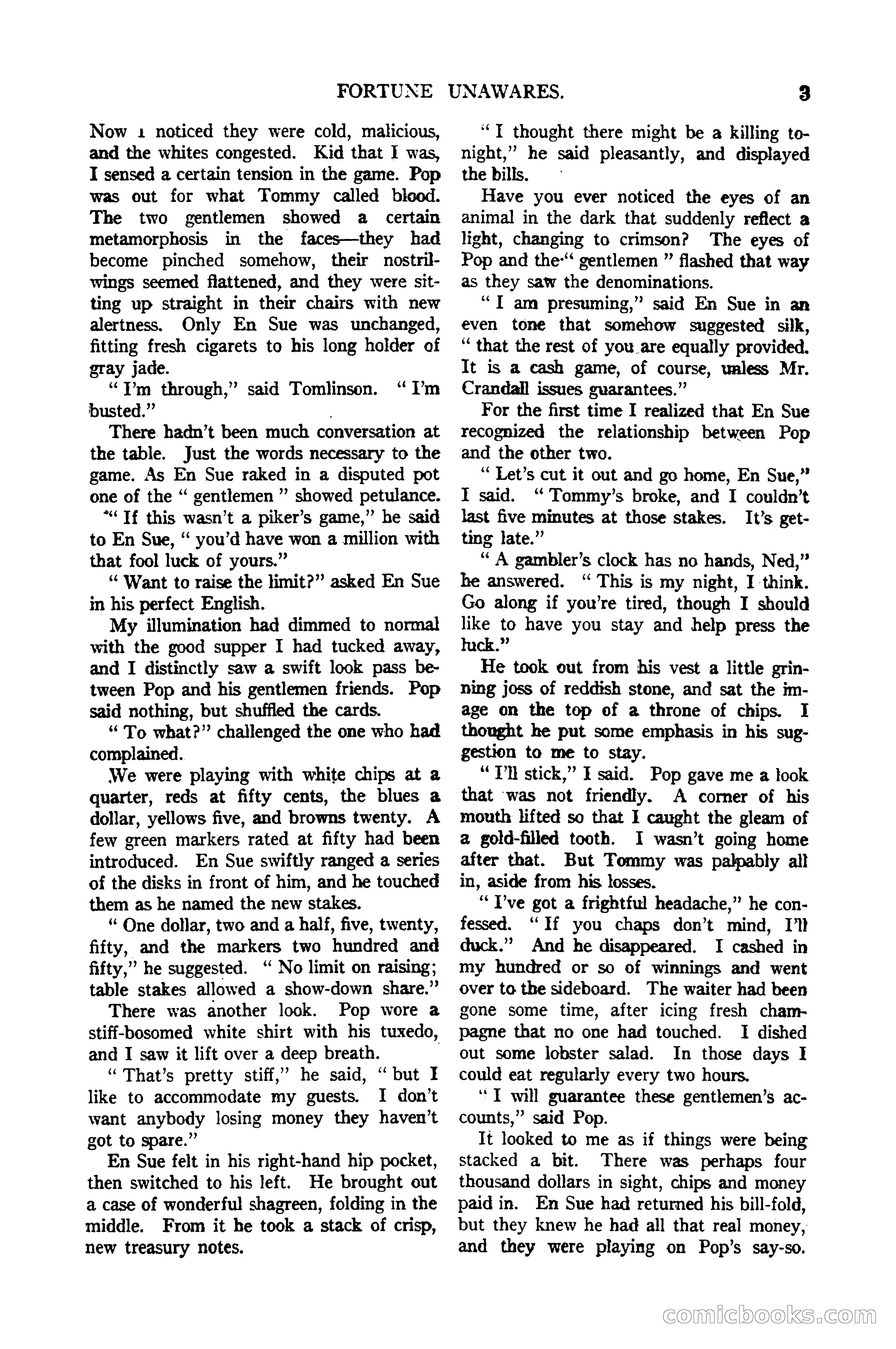 Argosy All-Story Weekly, January 21, 1922 — page 13 of 172