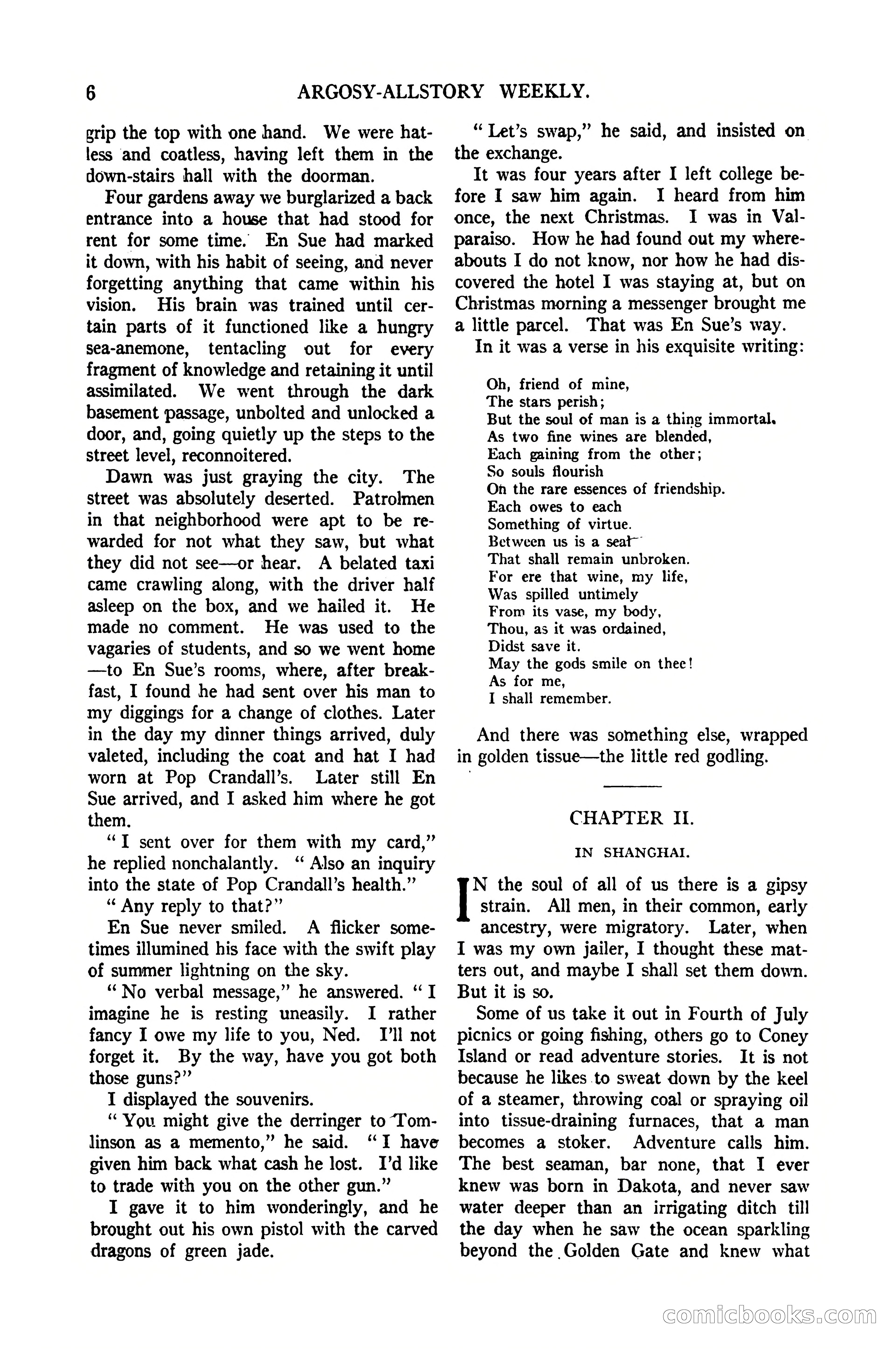 Argosy All-Story Weekly, January 21, 1922 — page 16 of 172