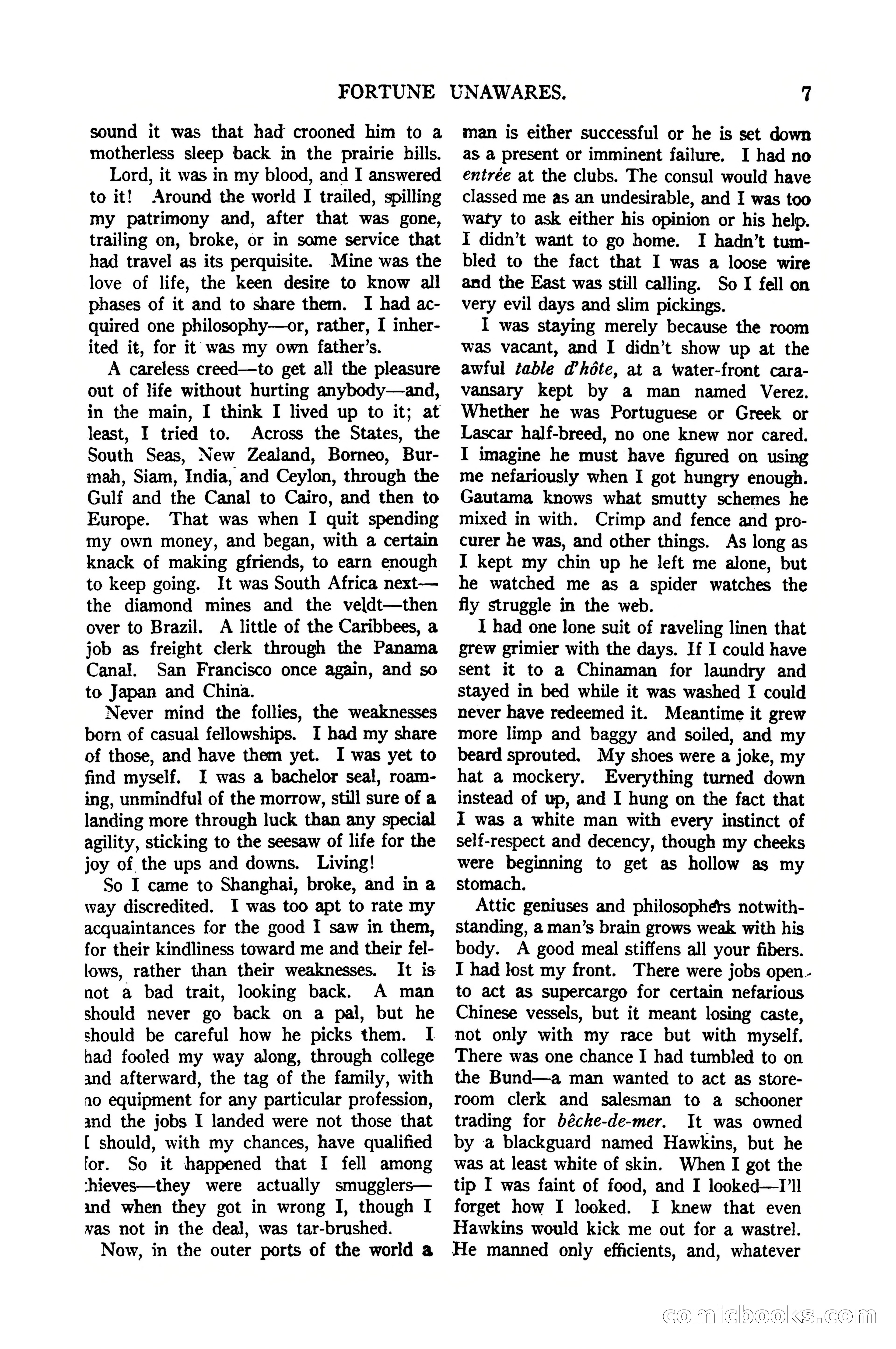 Argosy All-Story Weekly, January 21, 1922 — page 17 of 172