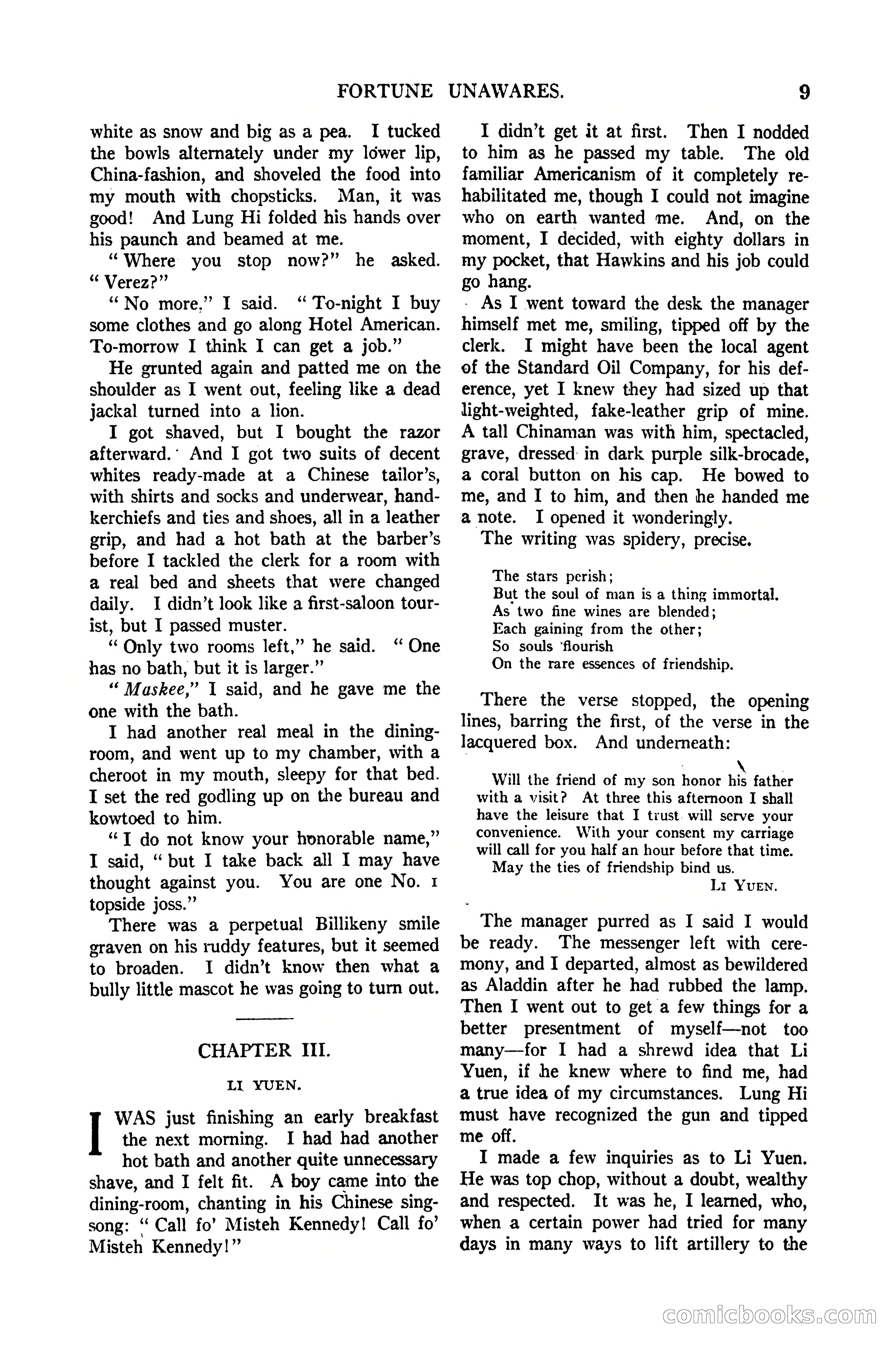 Argosy All-Story Weekly, January 21, 1922 — page 19 of 172