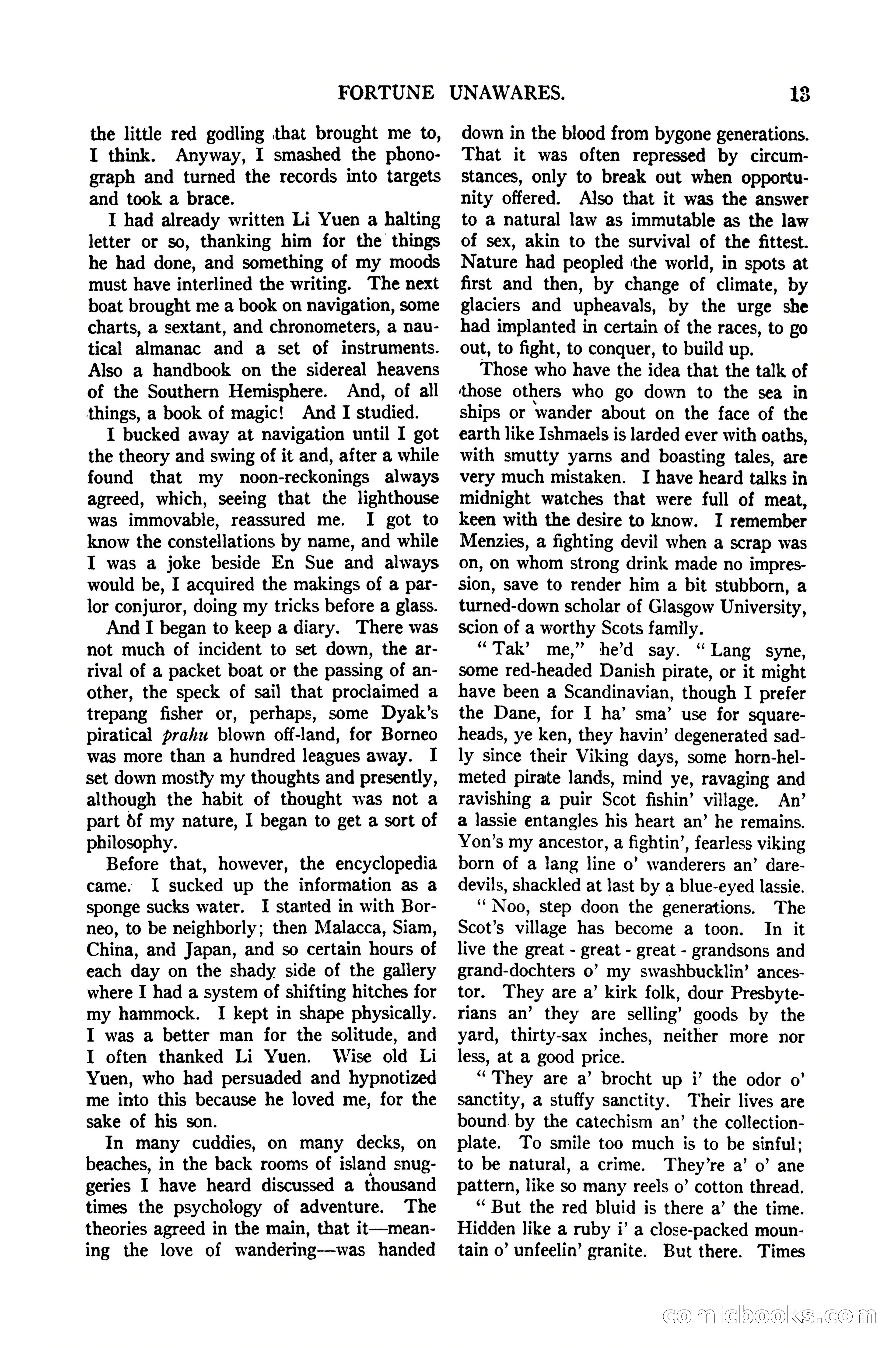 Argosy All-Story Weekly, January 21, 1922 — page 23 of 172