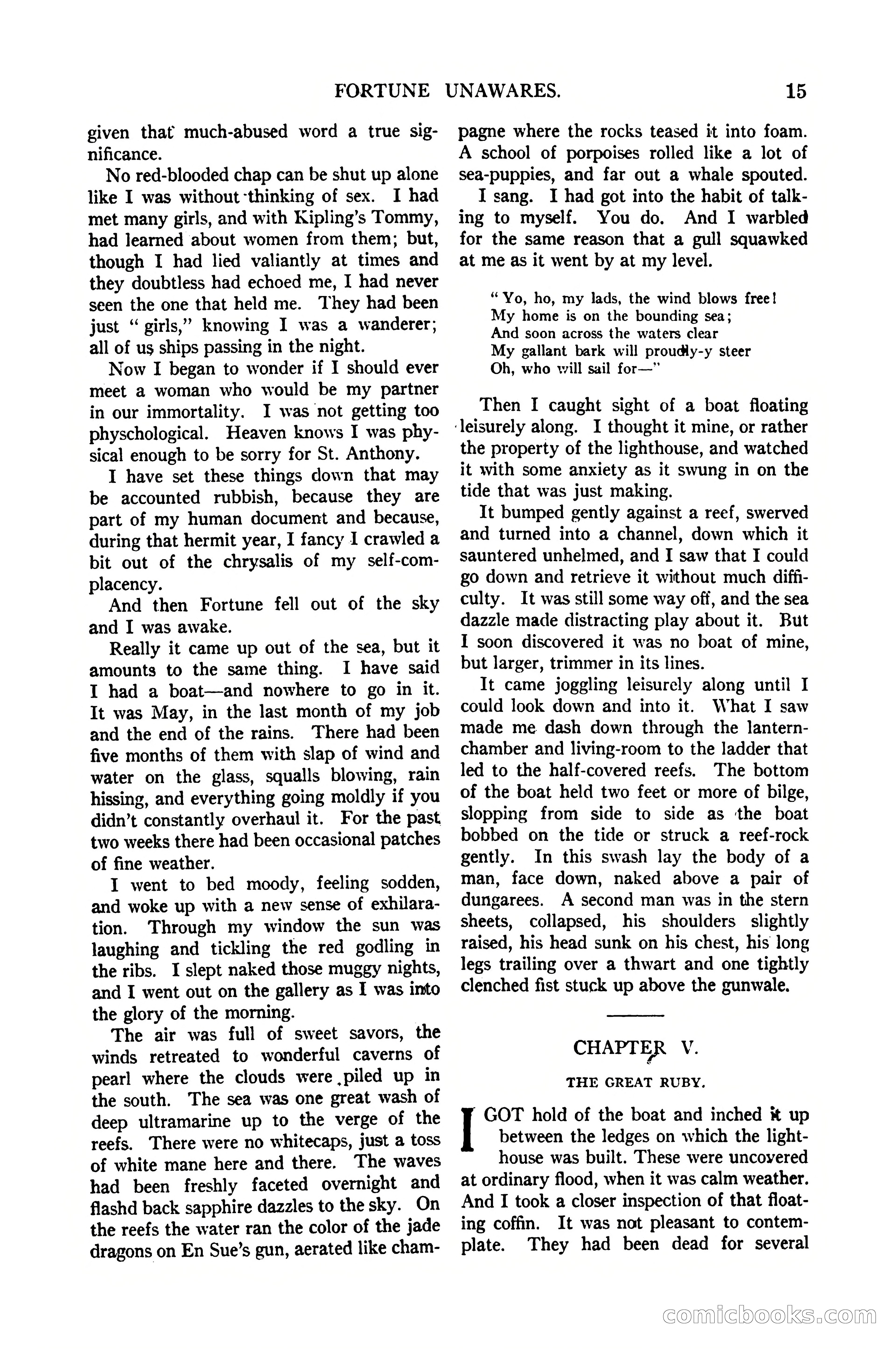 Argosy All-Story Weekly, January 21, 1922 — page 25 of 172