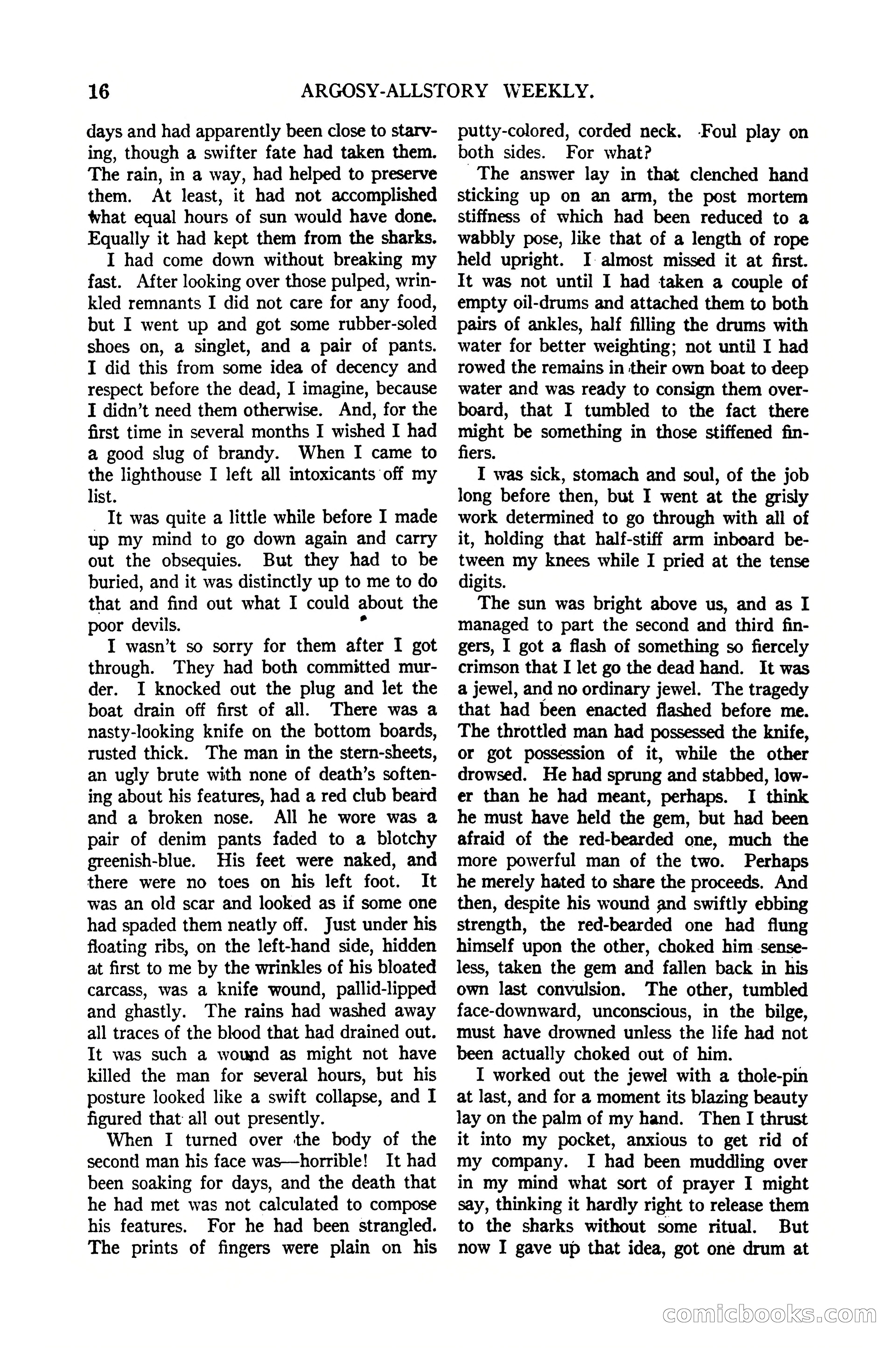 Argosy All-Story Weekly, January 21, 1922 — page 26 of 172