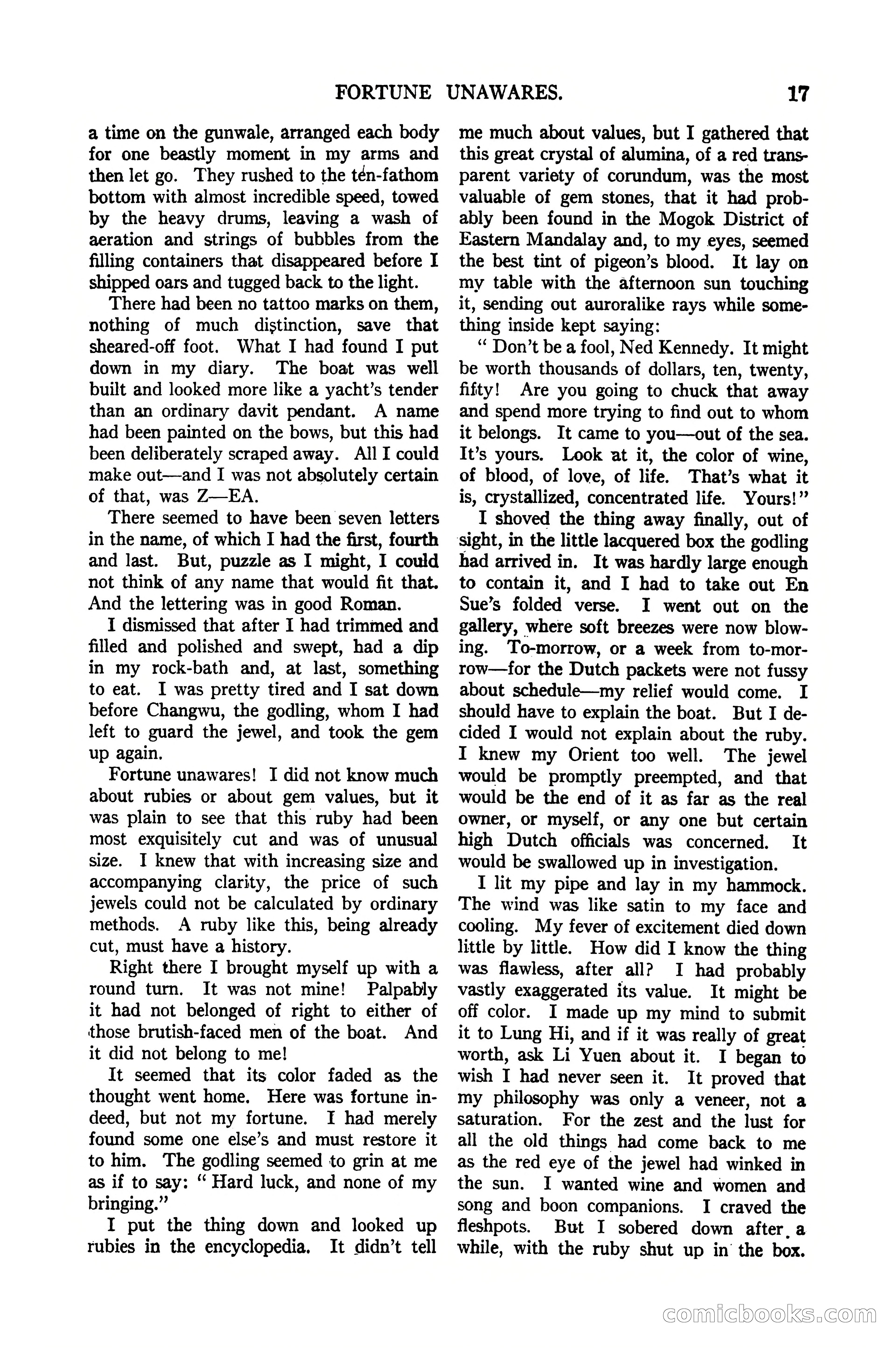 Argosy All-Story Weekly, January 21, 1922 — page 27 of 172