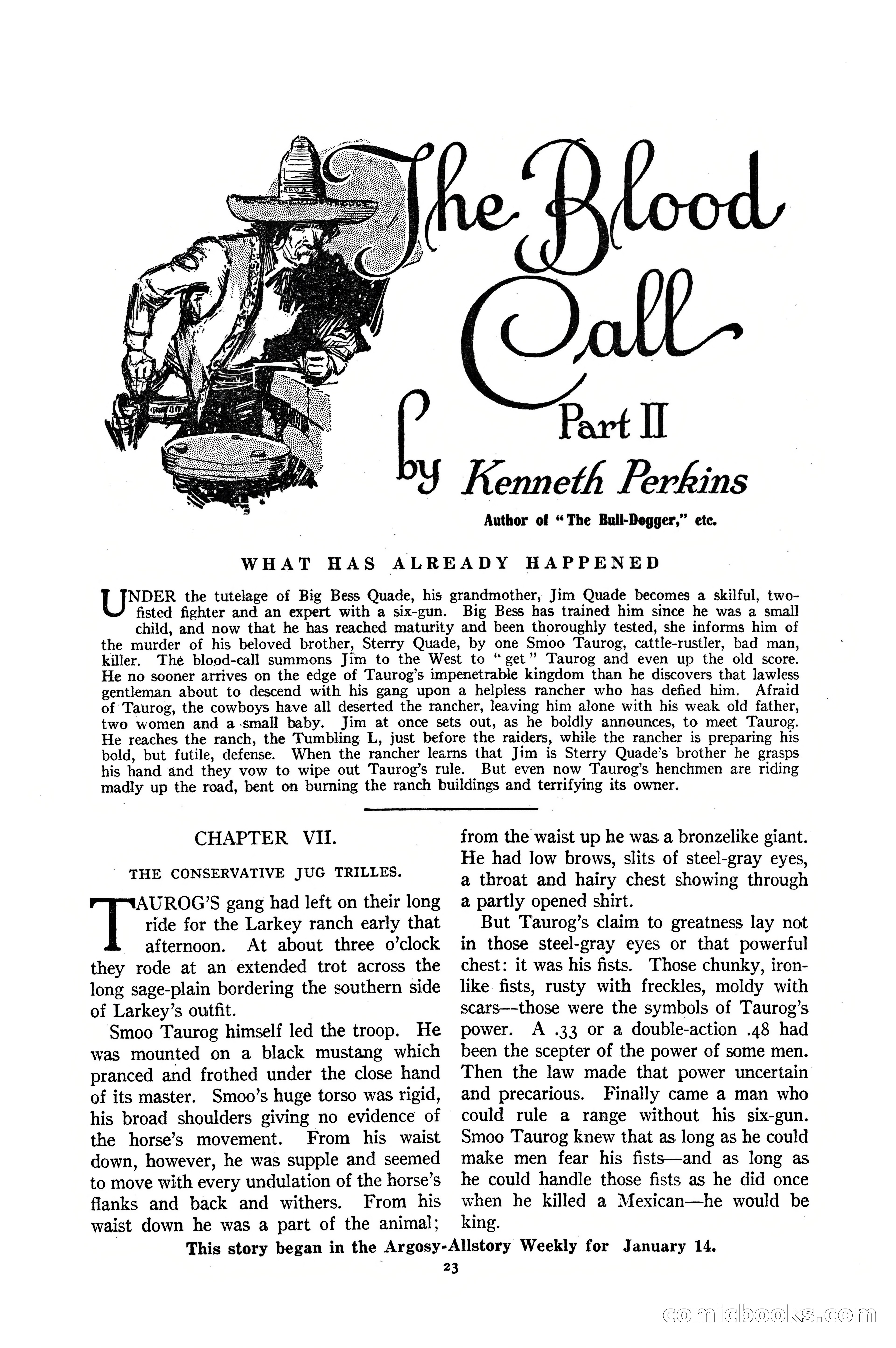 Argosy All-Story Weekly, January 21, 1922 — page 33 of 172