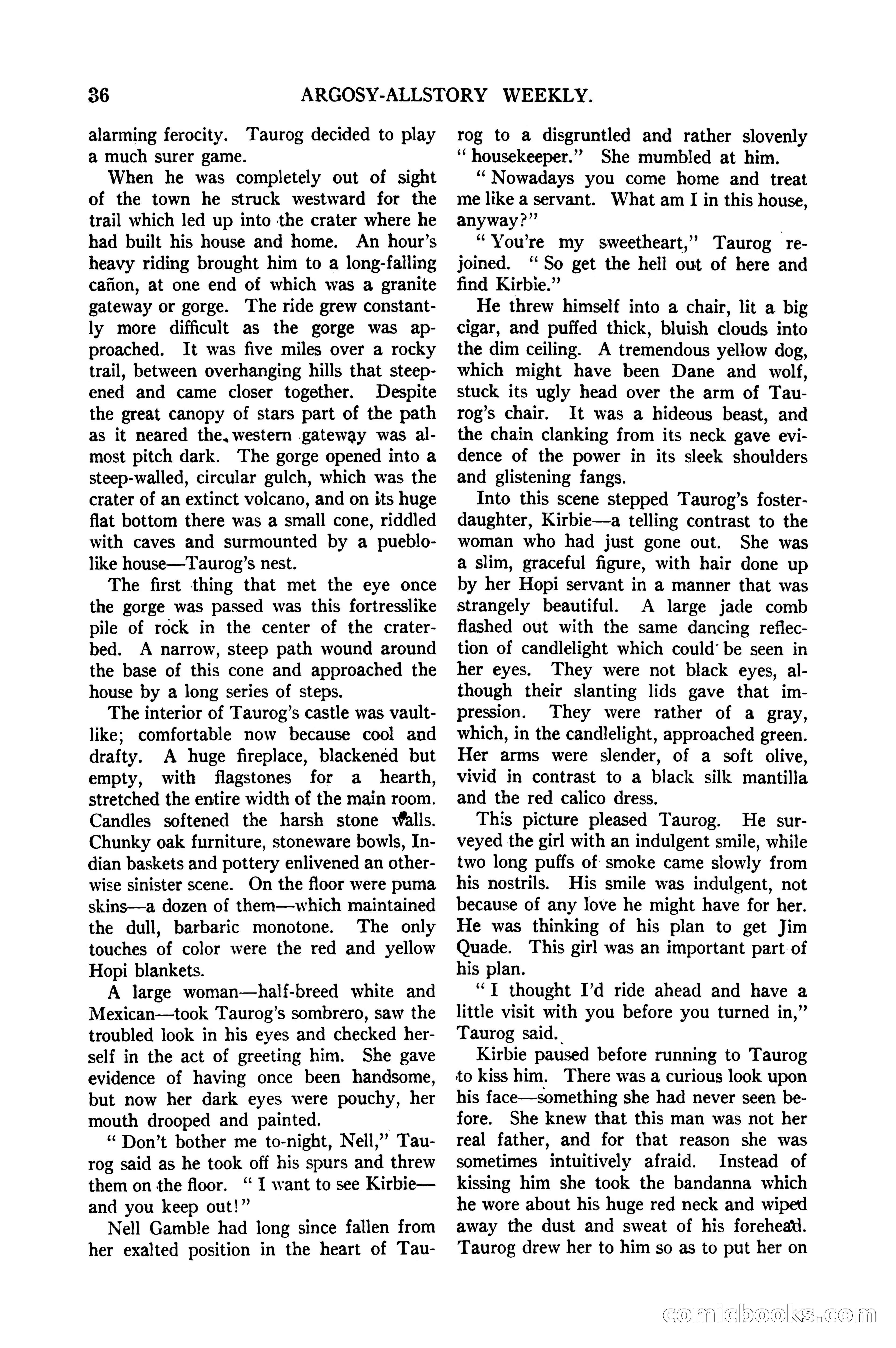 Argosy All-Story Weekly, January 21, 1922 — page 46 of 172