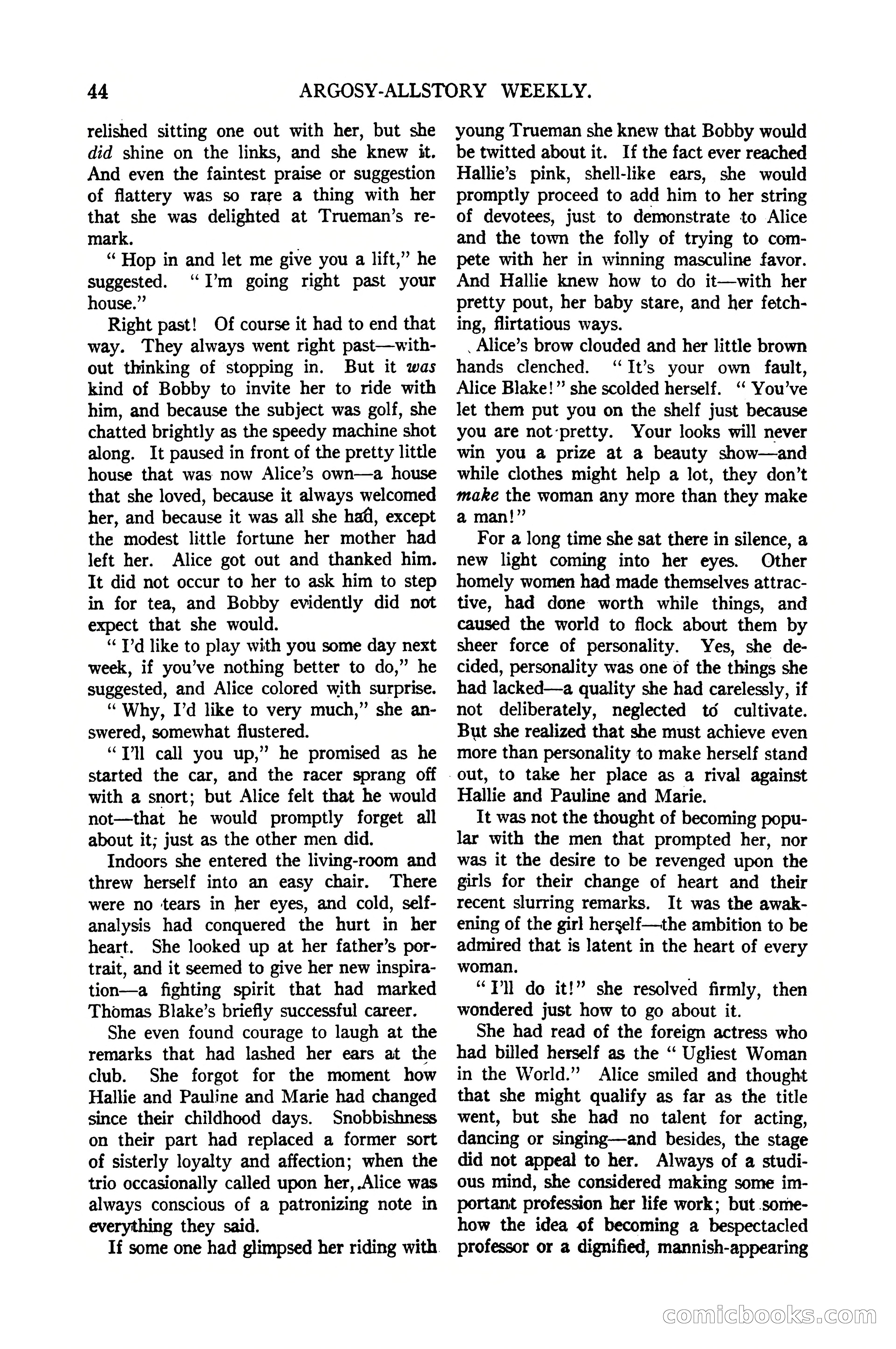 Argosy All-Story Weekly, January 21, 1922 — page 54 of 172