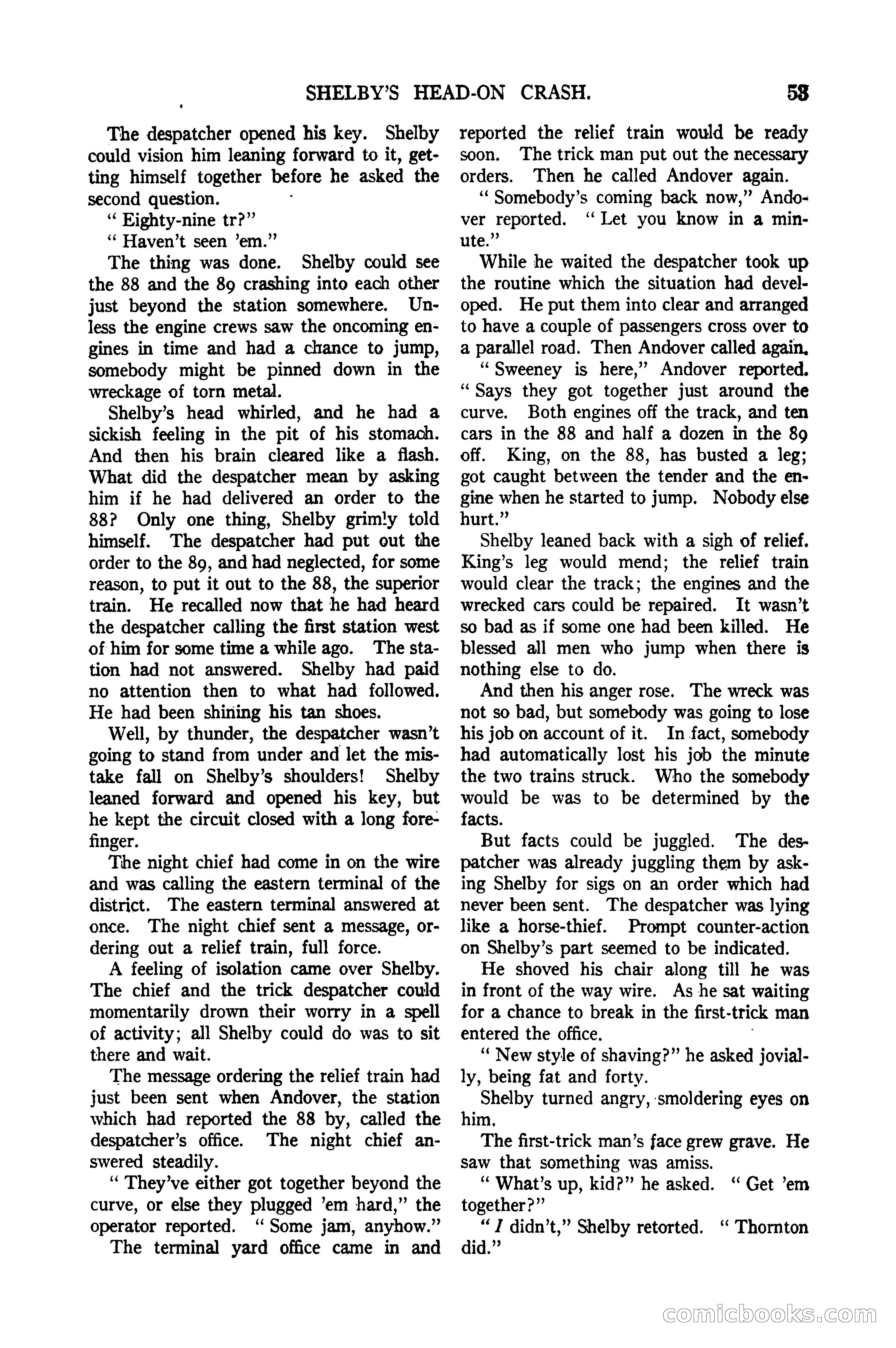 Argosy All-Story Weekly, January 21, 1922 — page 63 of 172