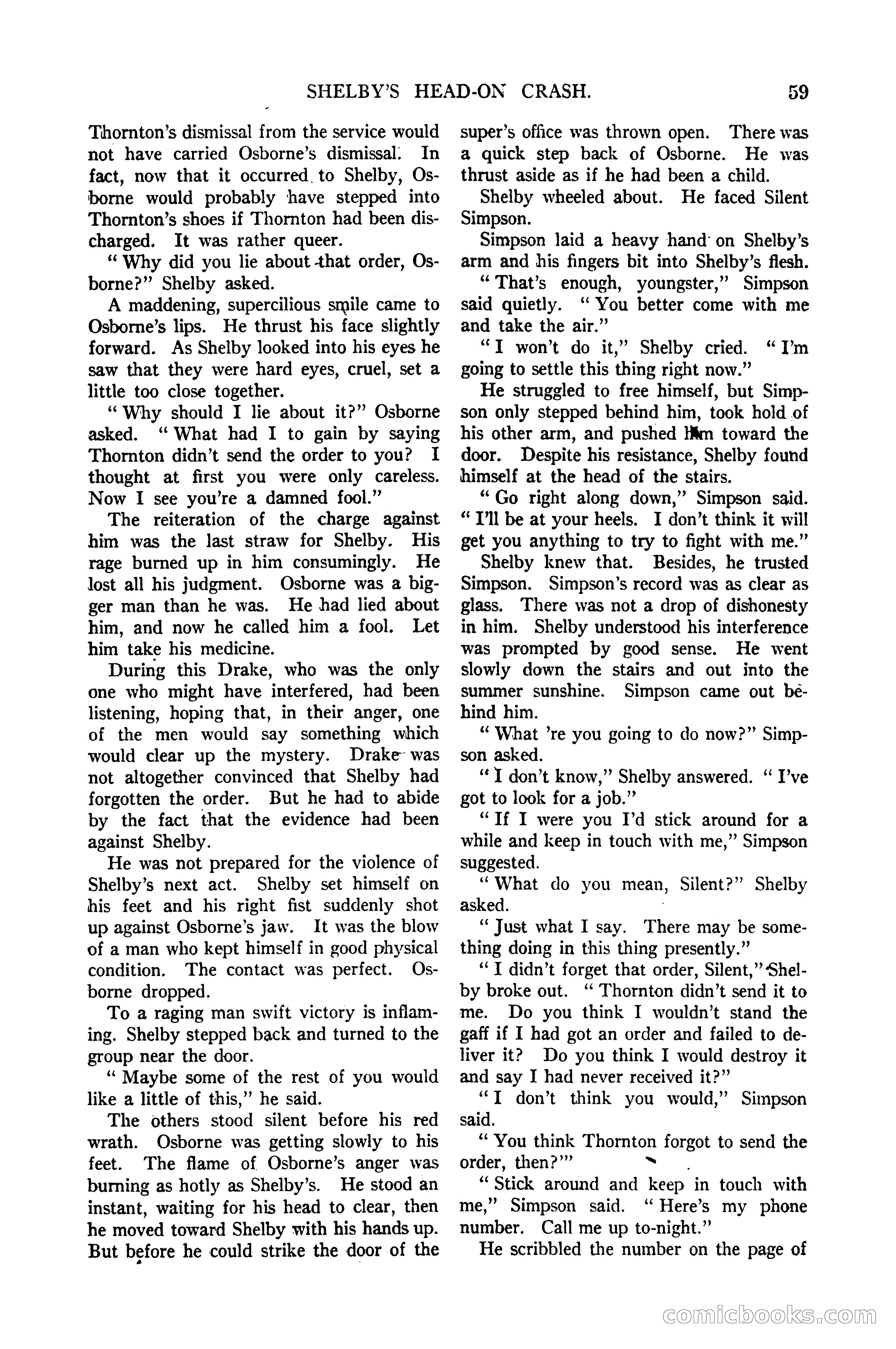 Argosy All-Story Weekly, January 21, 1922 — page 69 of 172