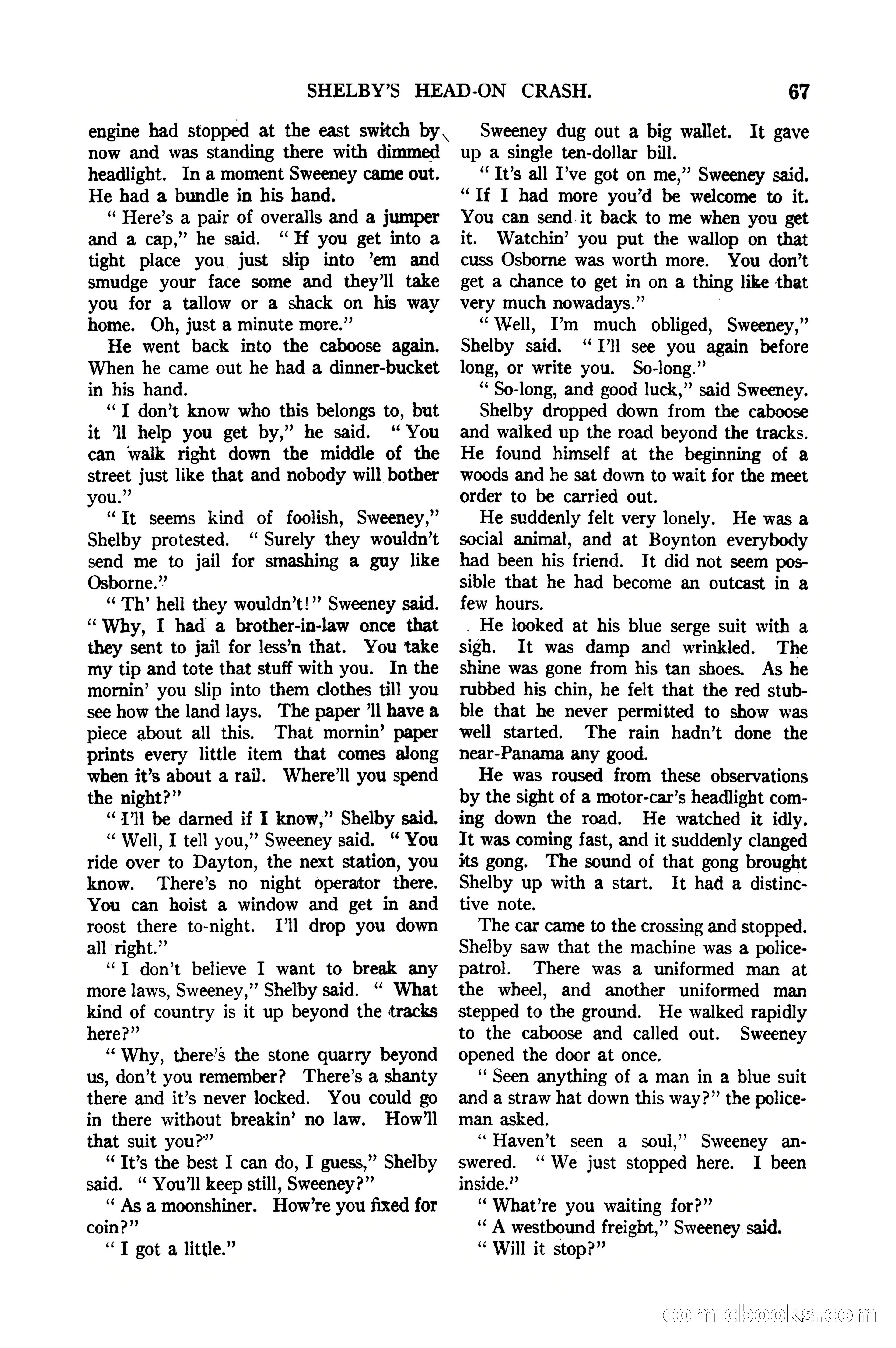 Argosy All-Story Weekly, January 21, 1922 — page 77 of 172