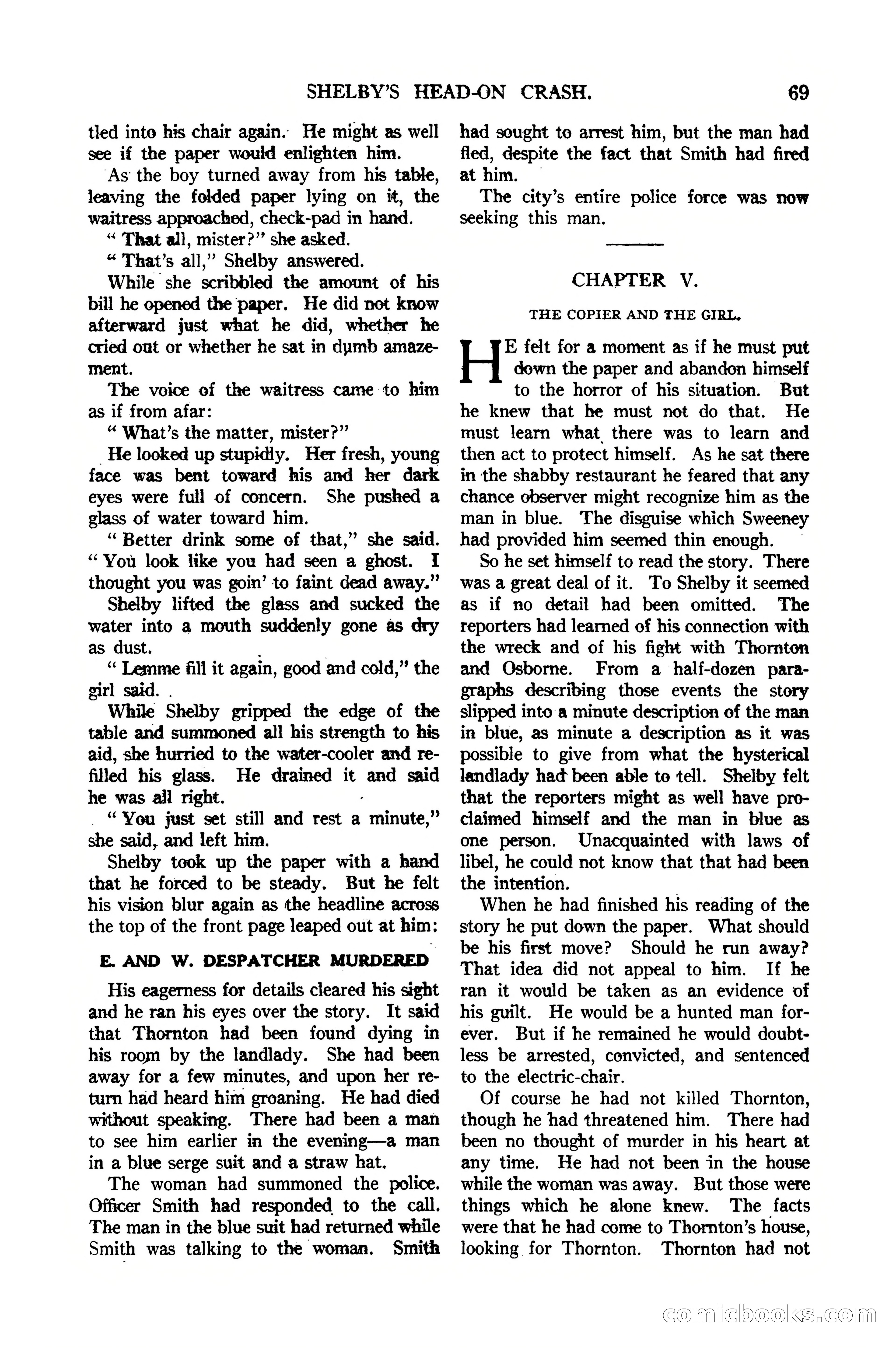 Argosy All-Story Weekly, January 21, 1922 — page 79 of 172