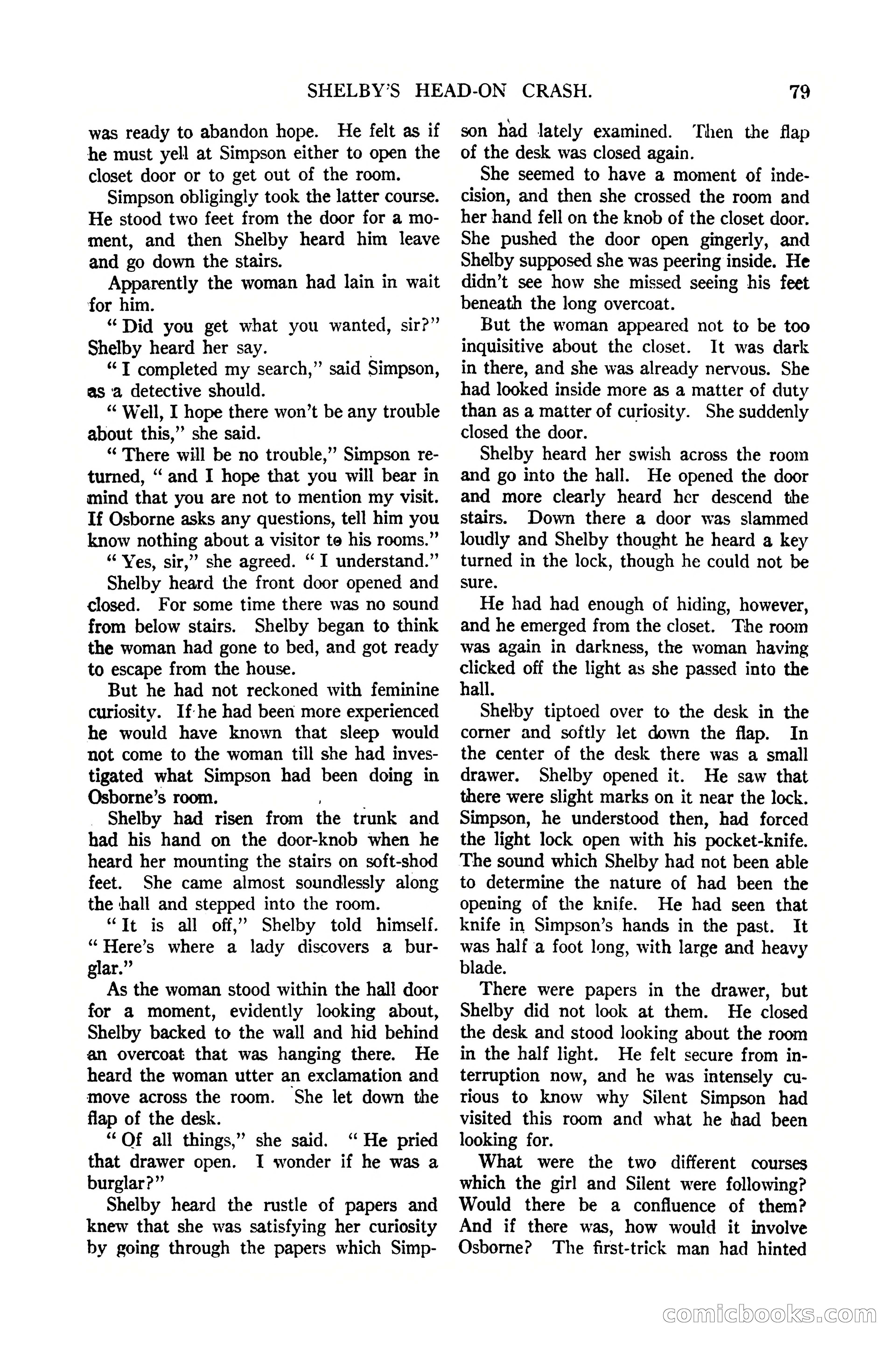 Argosy All-Story Weekly, January 21, 1922 — page 89 of 172