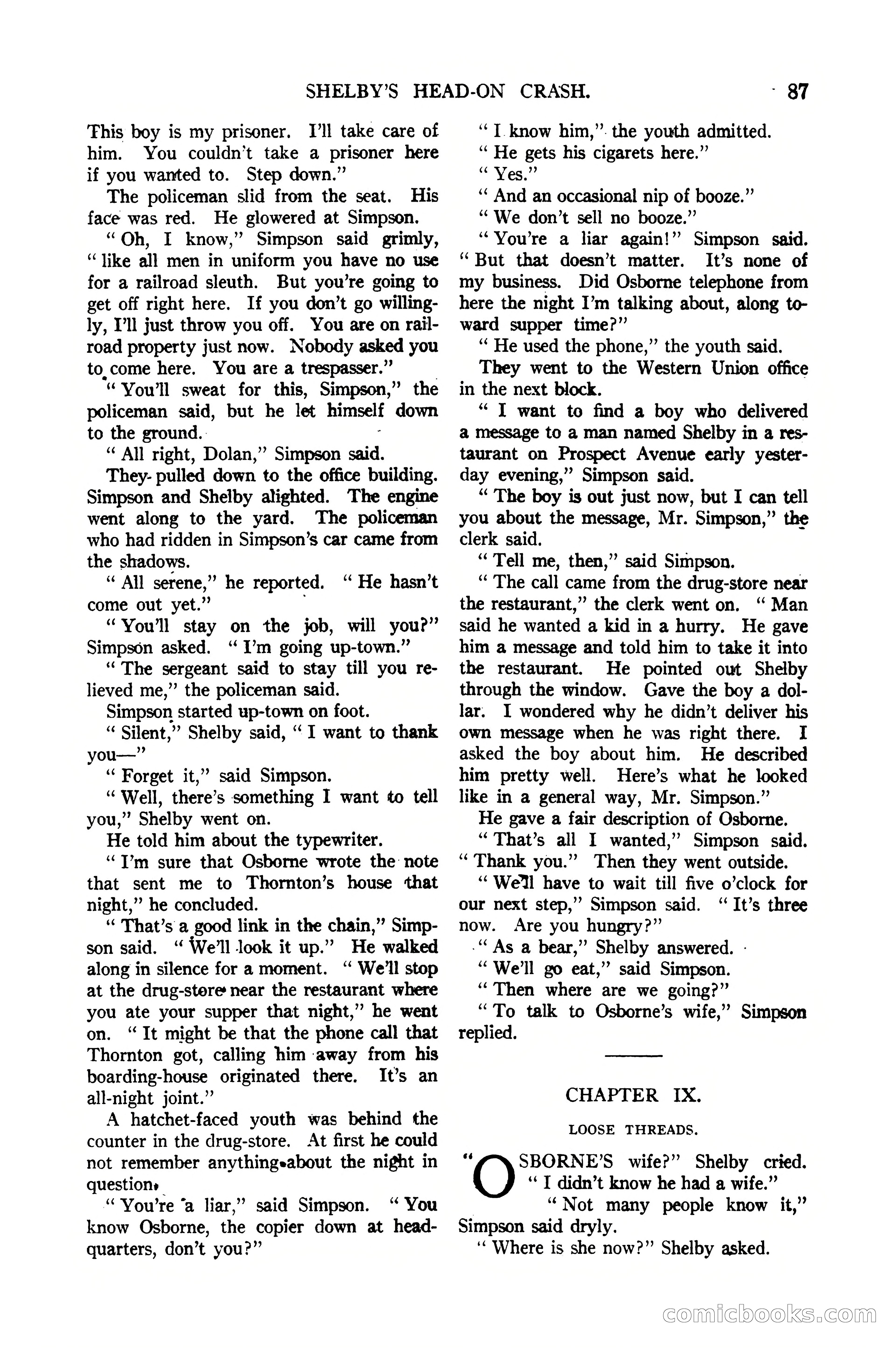 Argosy All-Story Weekly, January 21, 1922 — page 97 of 172
