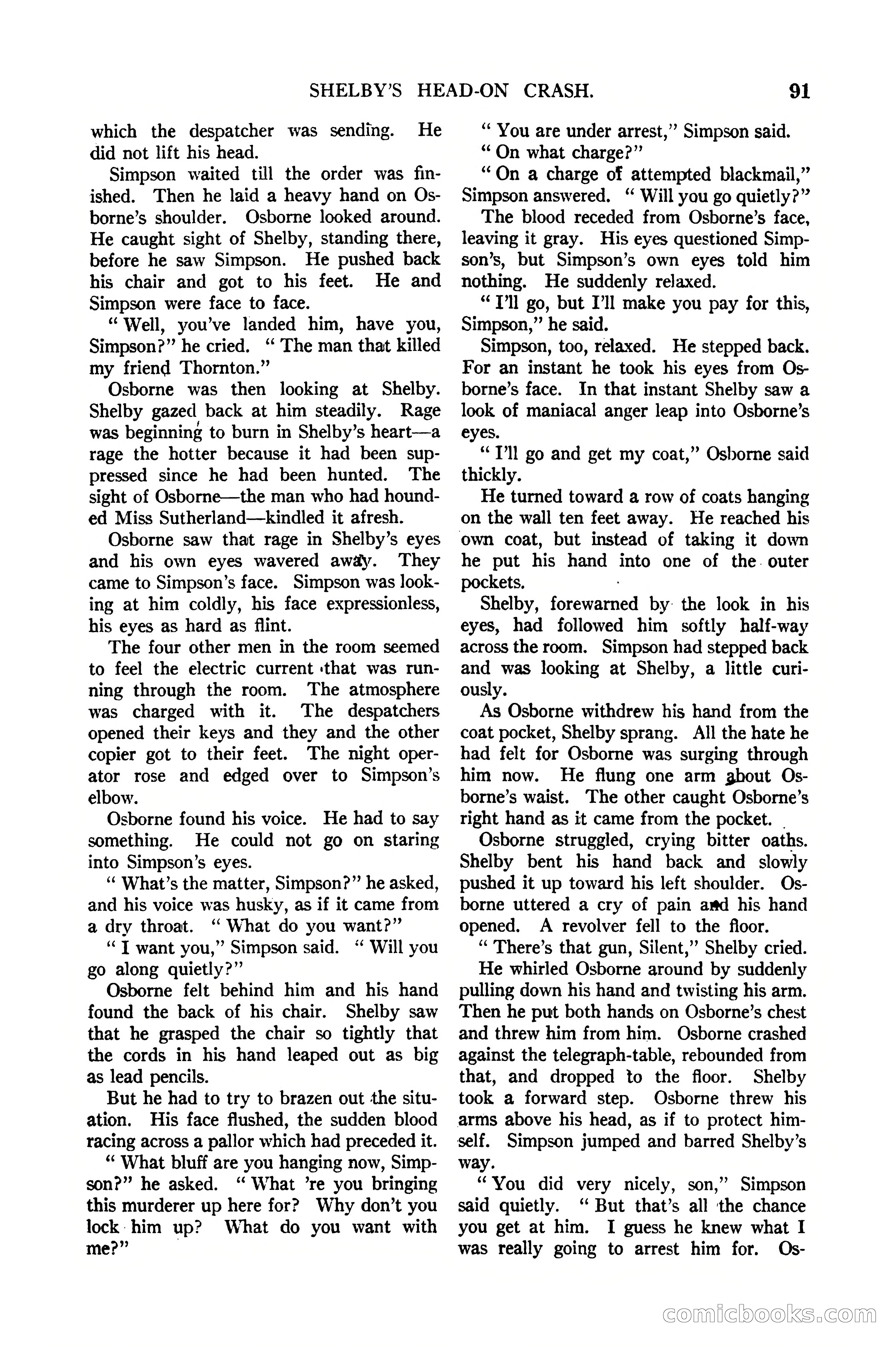 Argosy All-Story Weekly, January 21, 1922 — page 101 of 172
