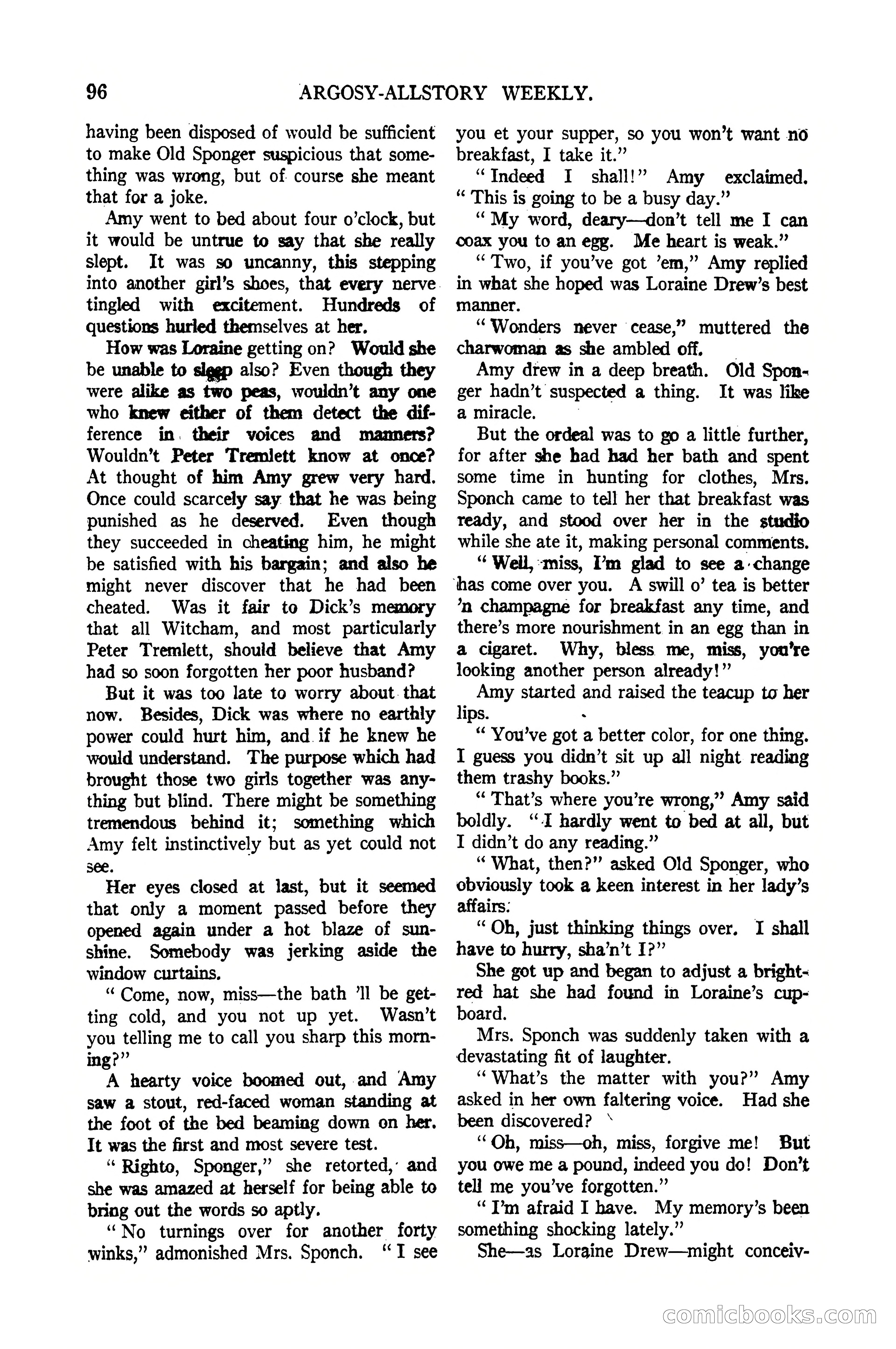 Argosy All-Story Weekly, January 21, 1922 — page 106 of 172