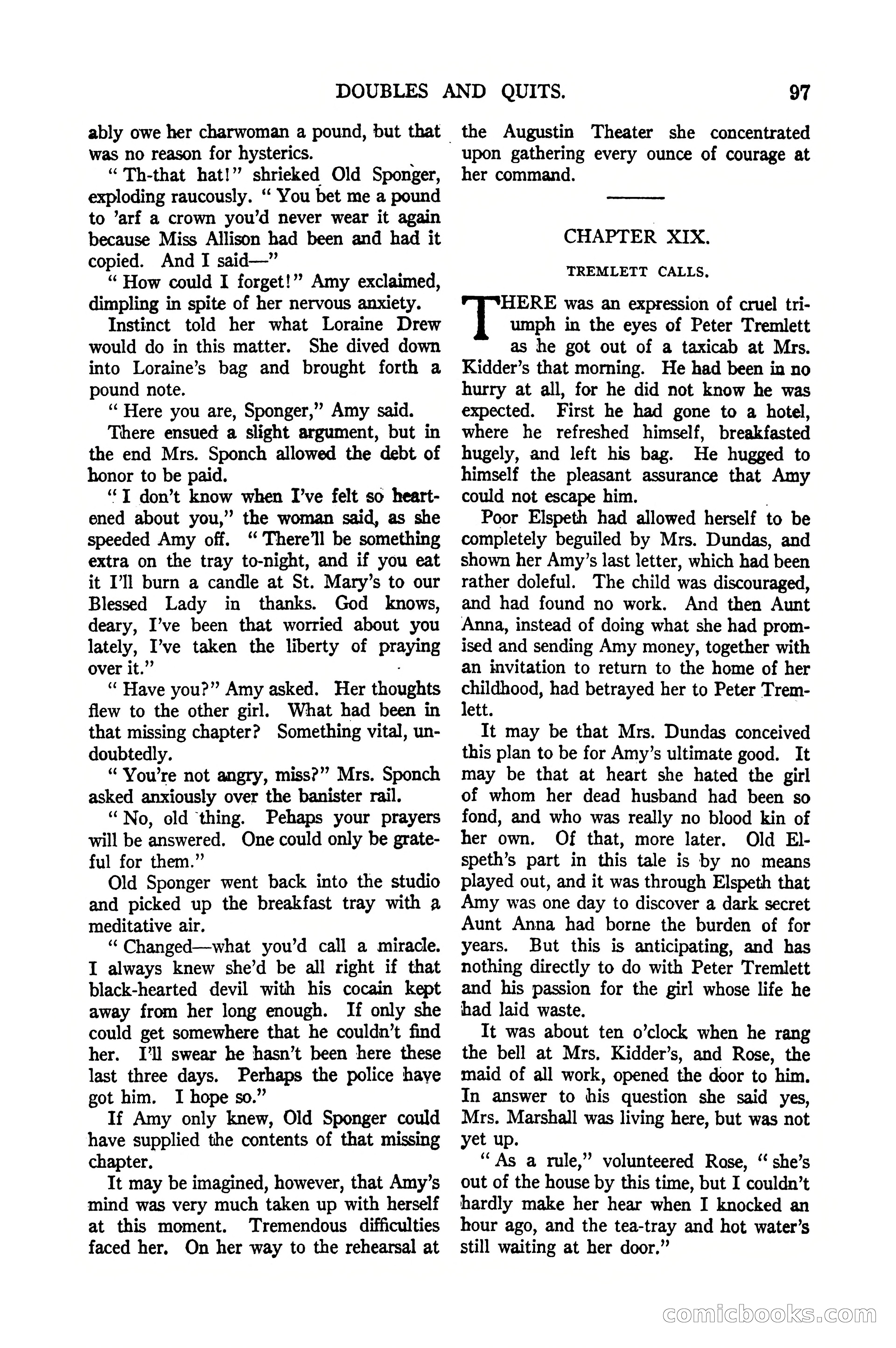 Argosy All-Story Weekly, January 21, 1922 — page 107 of 172