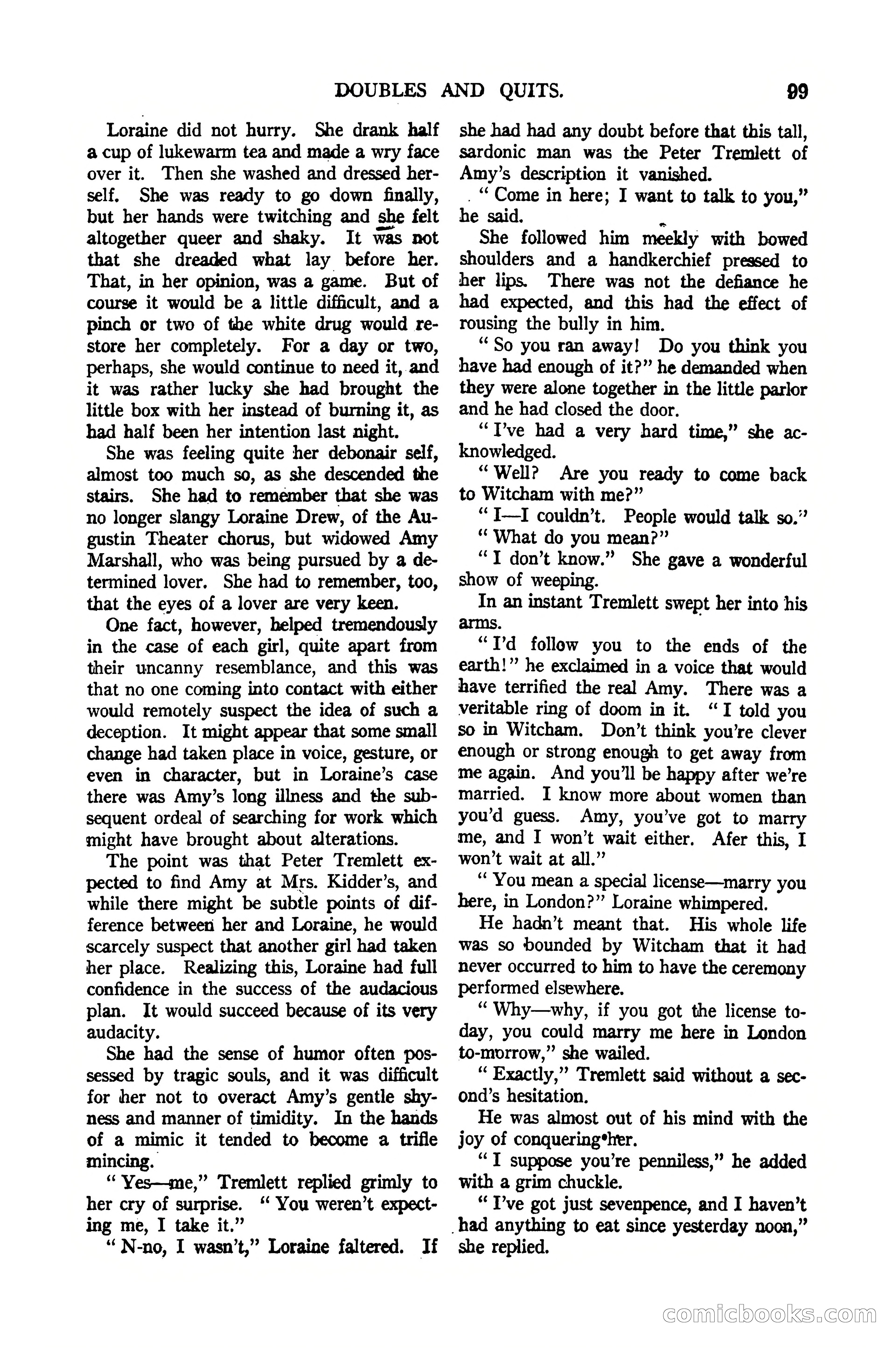 Argosy All-Story Weekly, January 21, 1922 — page 109 of 172