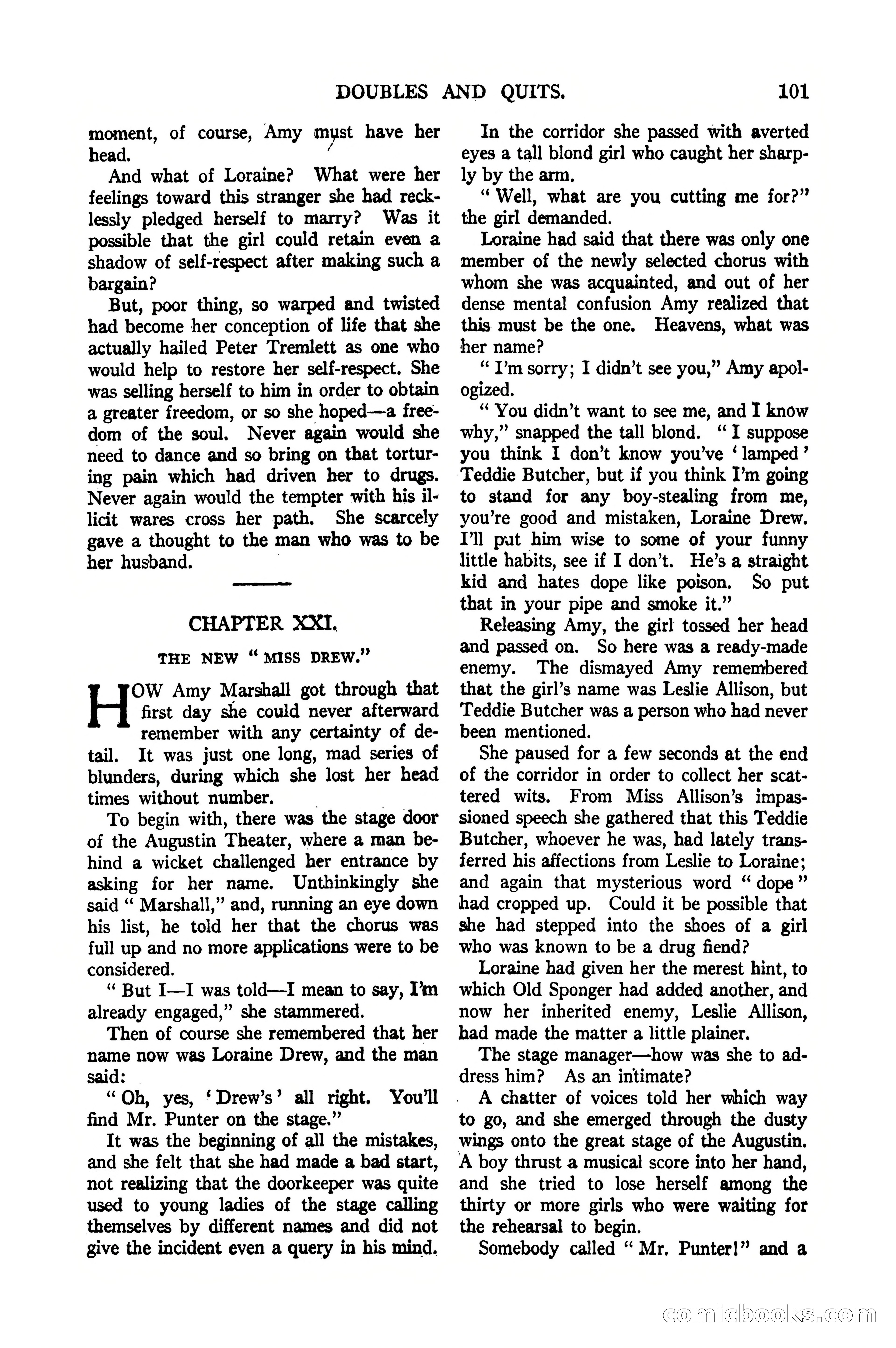 Argosy All-Story Weekly, January 21, 1922 — page 111 of 172