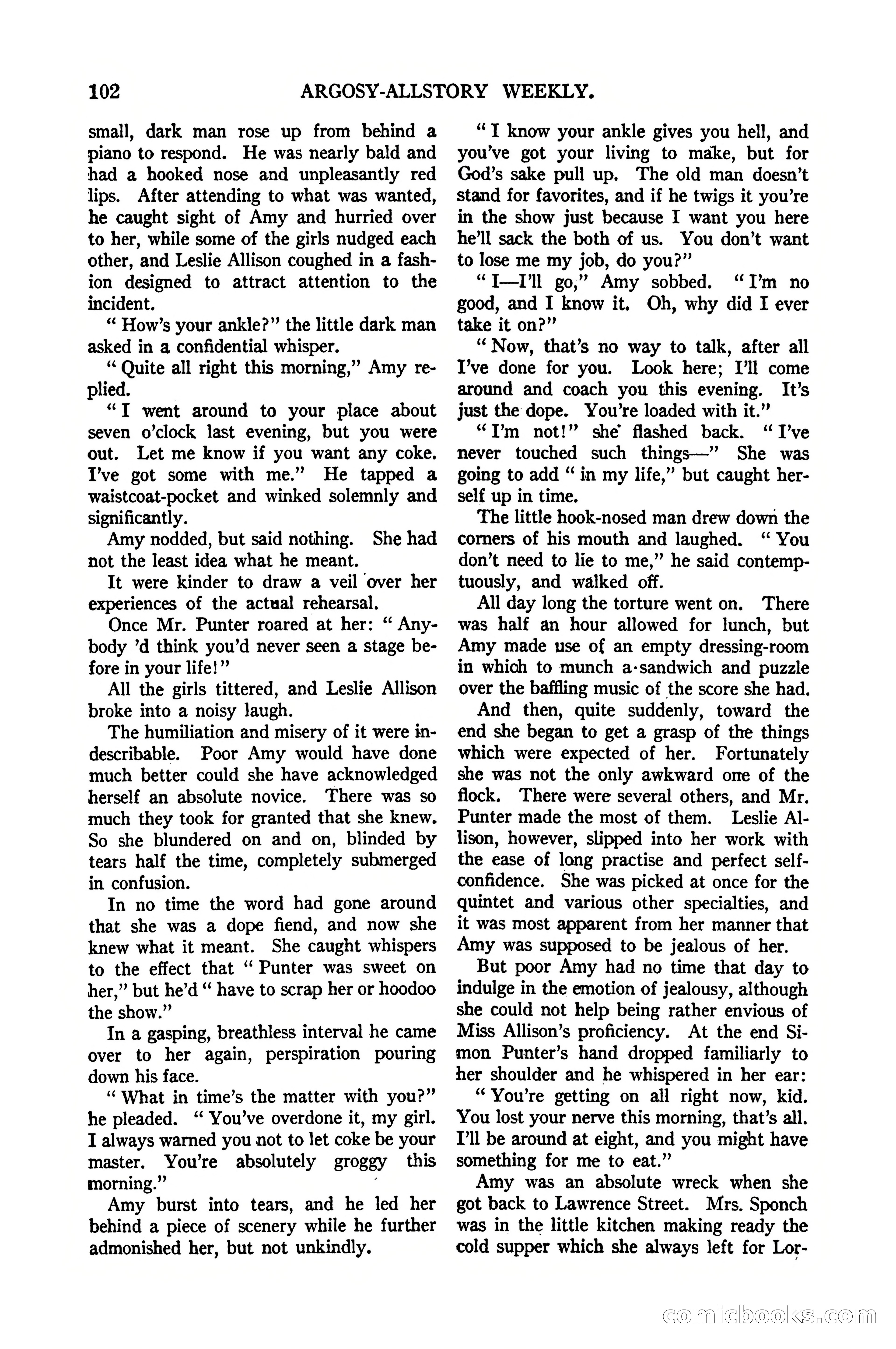 Argosy All-Story Weekly, January 21, 1922 — page 112 of 172