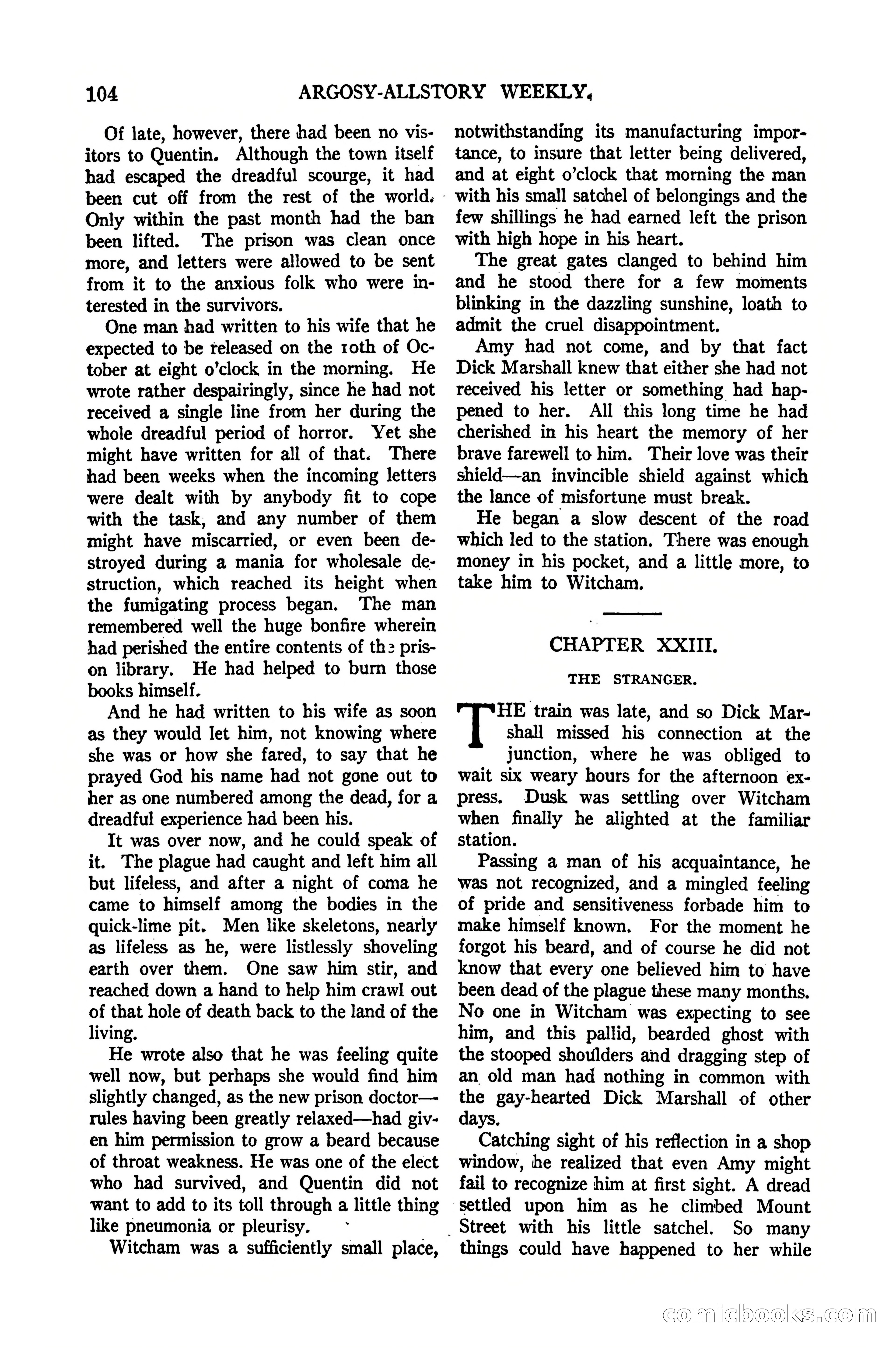 Argosy All-Story Weekly, January 21, 1922 — page 114 of 172