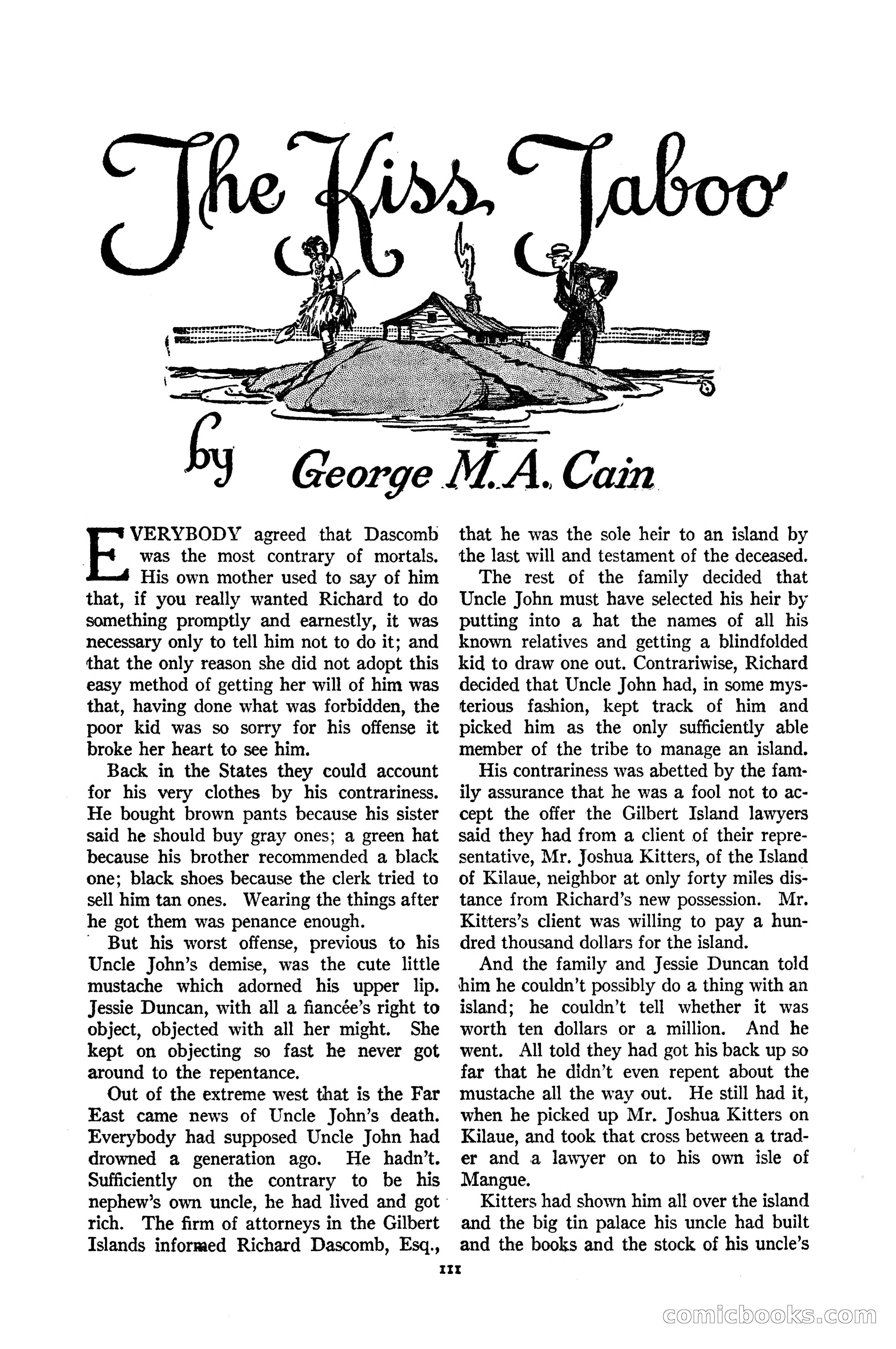Argosy All-Story Weekly, January 21, 1922 — page 121 of 172