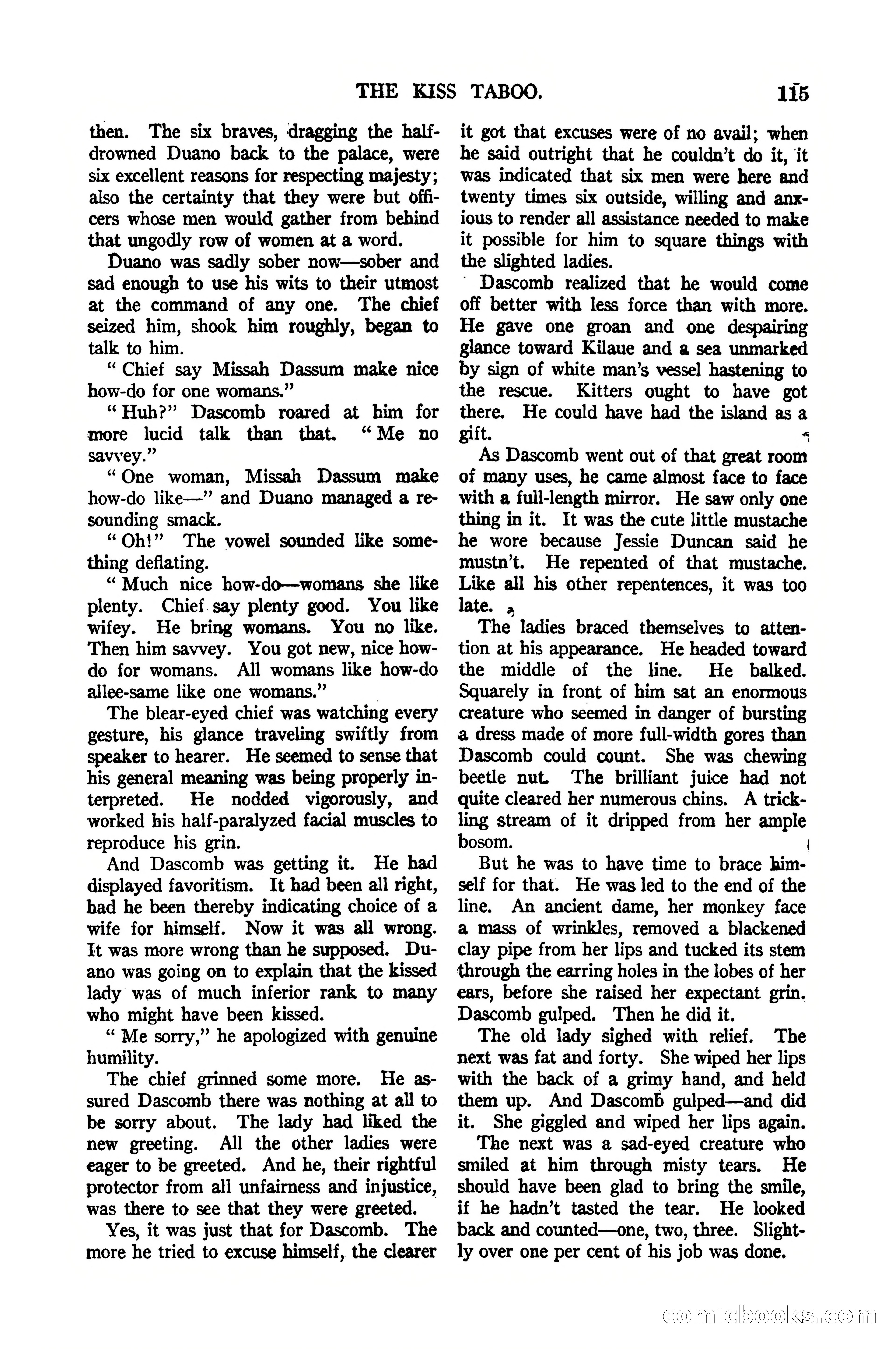 Argosy All-Story Weekly, January 21, 1922 — page 125 of 172
