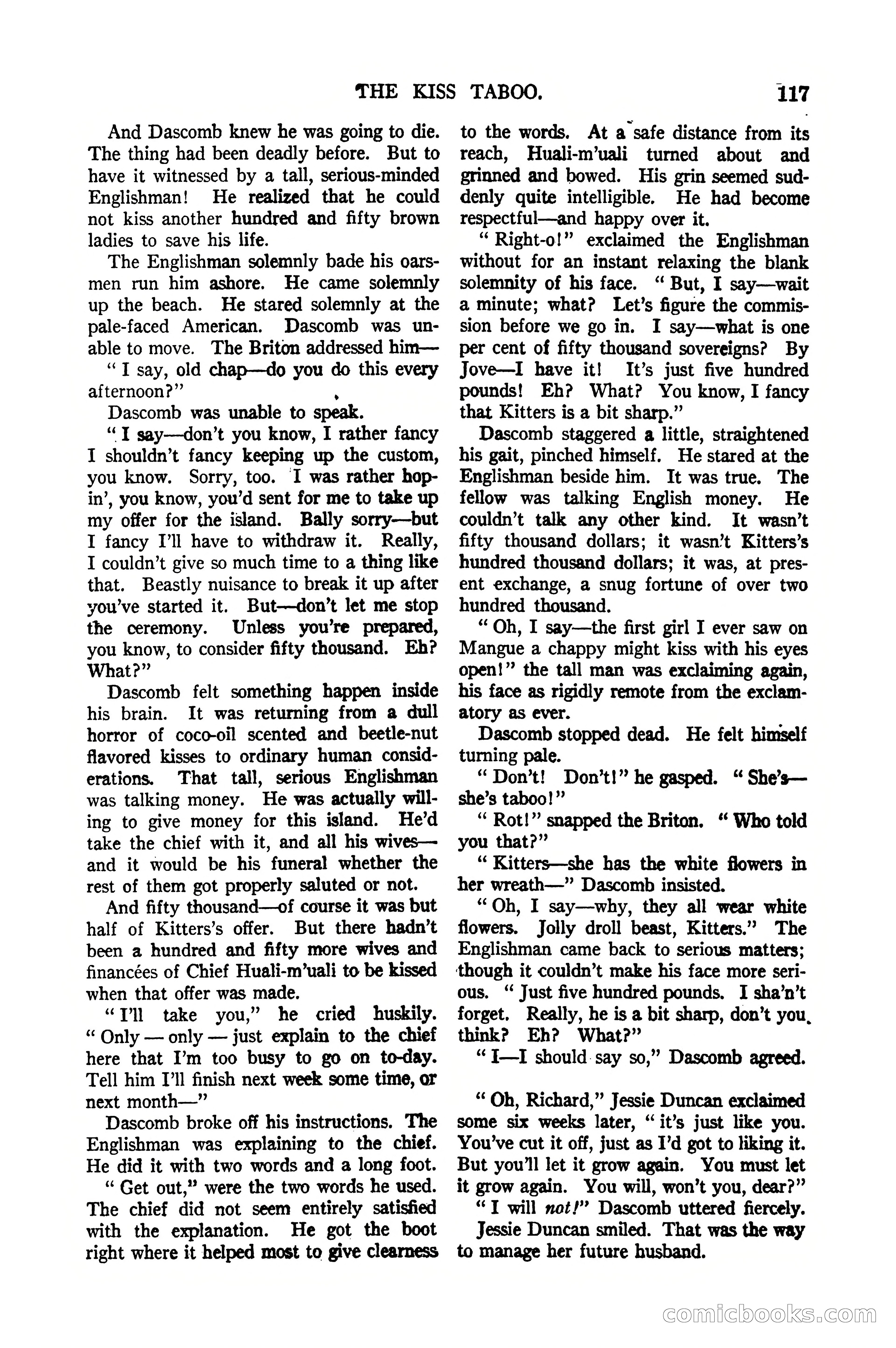 Argosy All-Story Weekly, January 21, 1922 — page 127 of 172